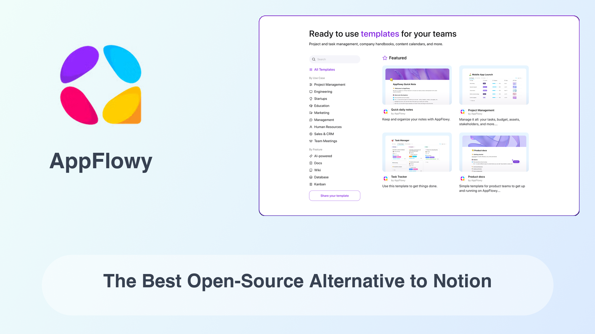 AppFlowy: The Best Open-Source Alternative to Notion