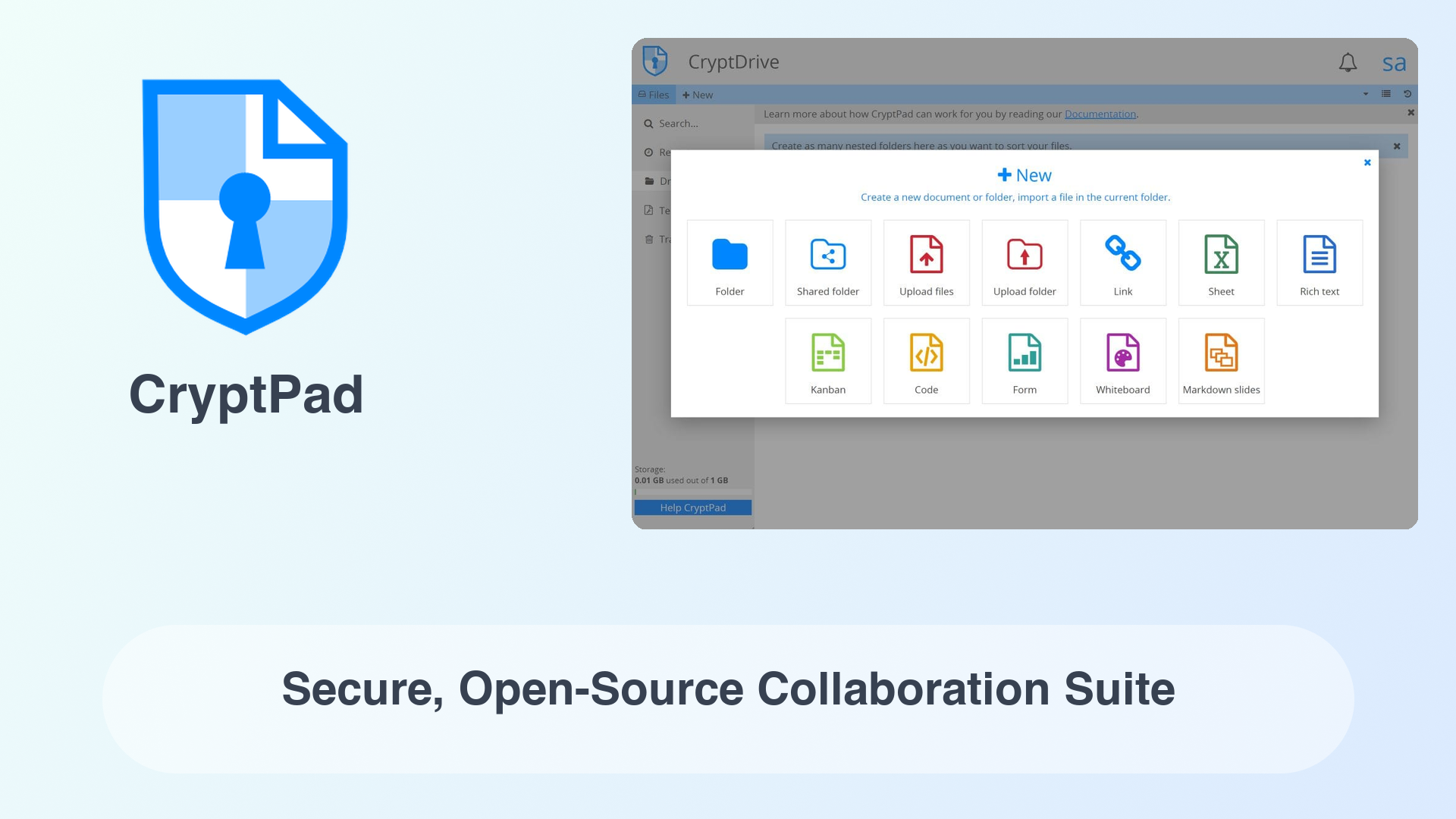 CryptPad: Secure, Open-Source Collaboration Suite