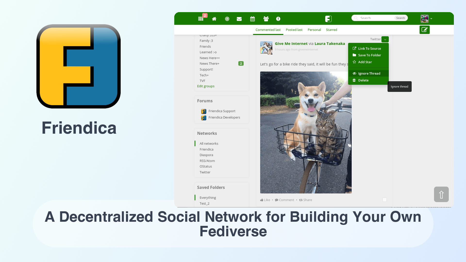 Friendica: A Decentralized Social Network for Building Your Own Fediverse