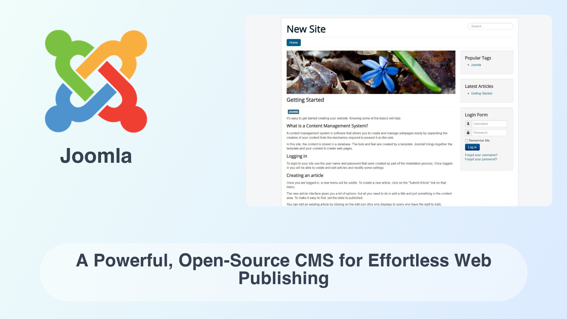 Joomla: A Powerful, Open-Source CMS for Effortless Web Publishing