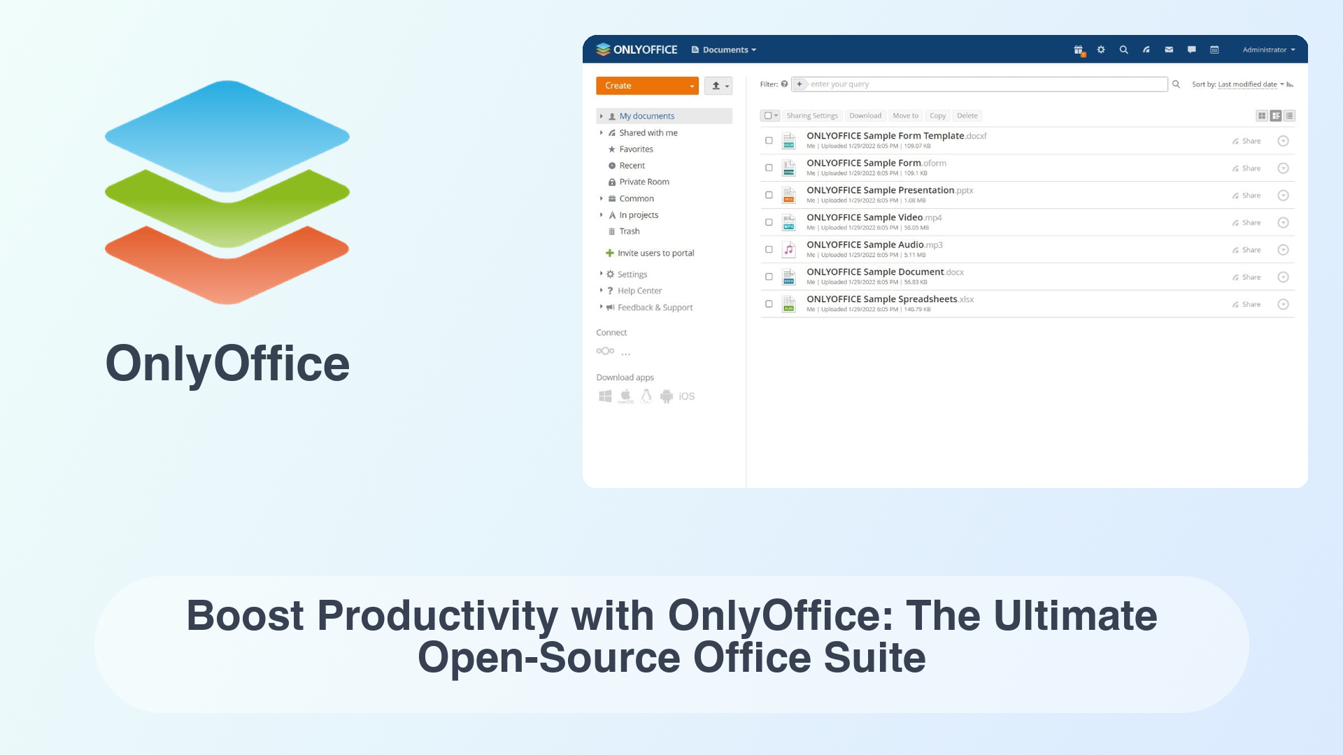 OnlyOffice: Boost Productivity with OnlyOffice: The Ultimate Open-Source Office Suite