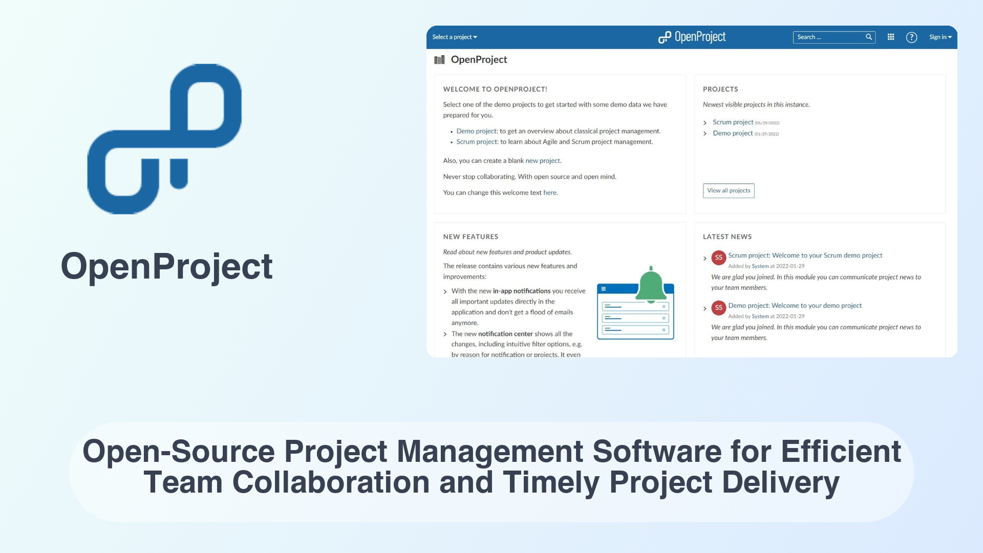 OpenProject: Open-Source Project Management Software for Efficient Team Collaboration and Timely Project Delivery