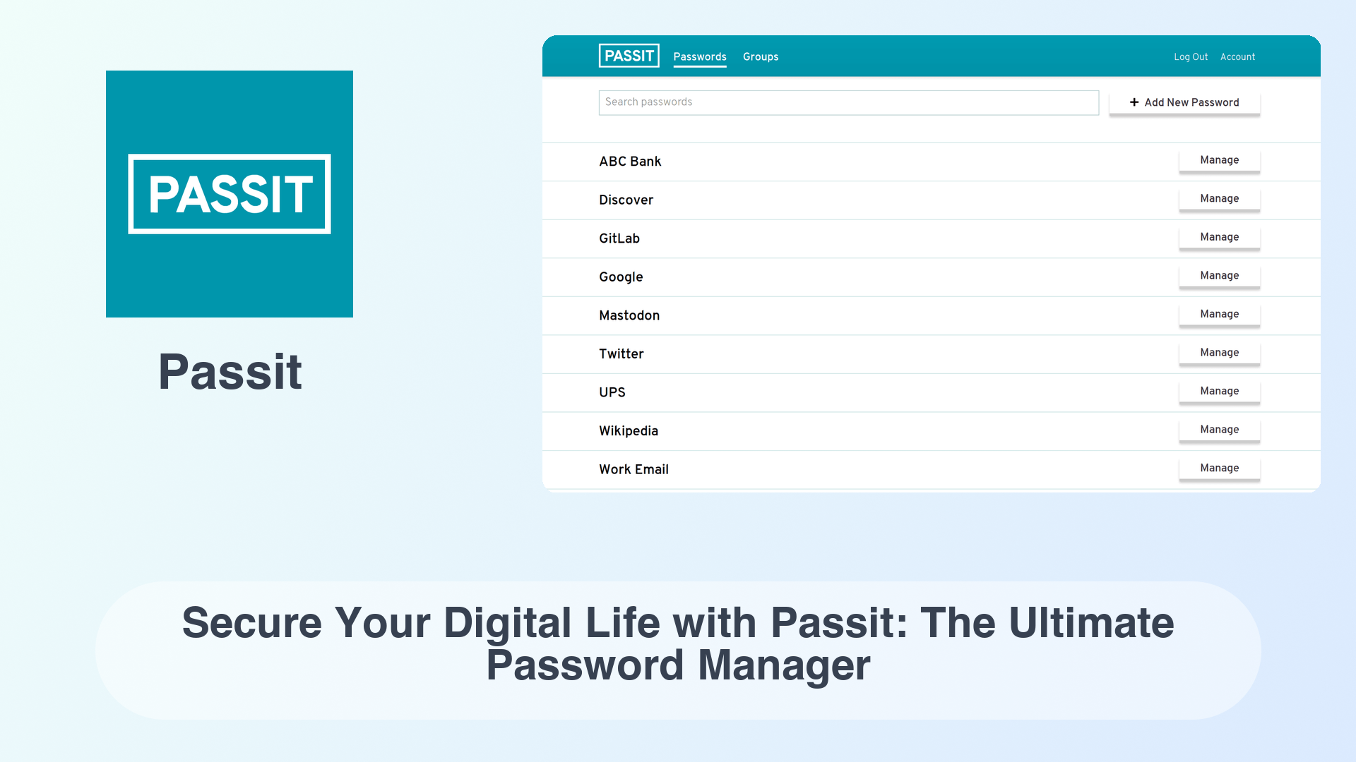 Passit: Secure Your Digital Life with Passit: The Ultimate Password Manager