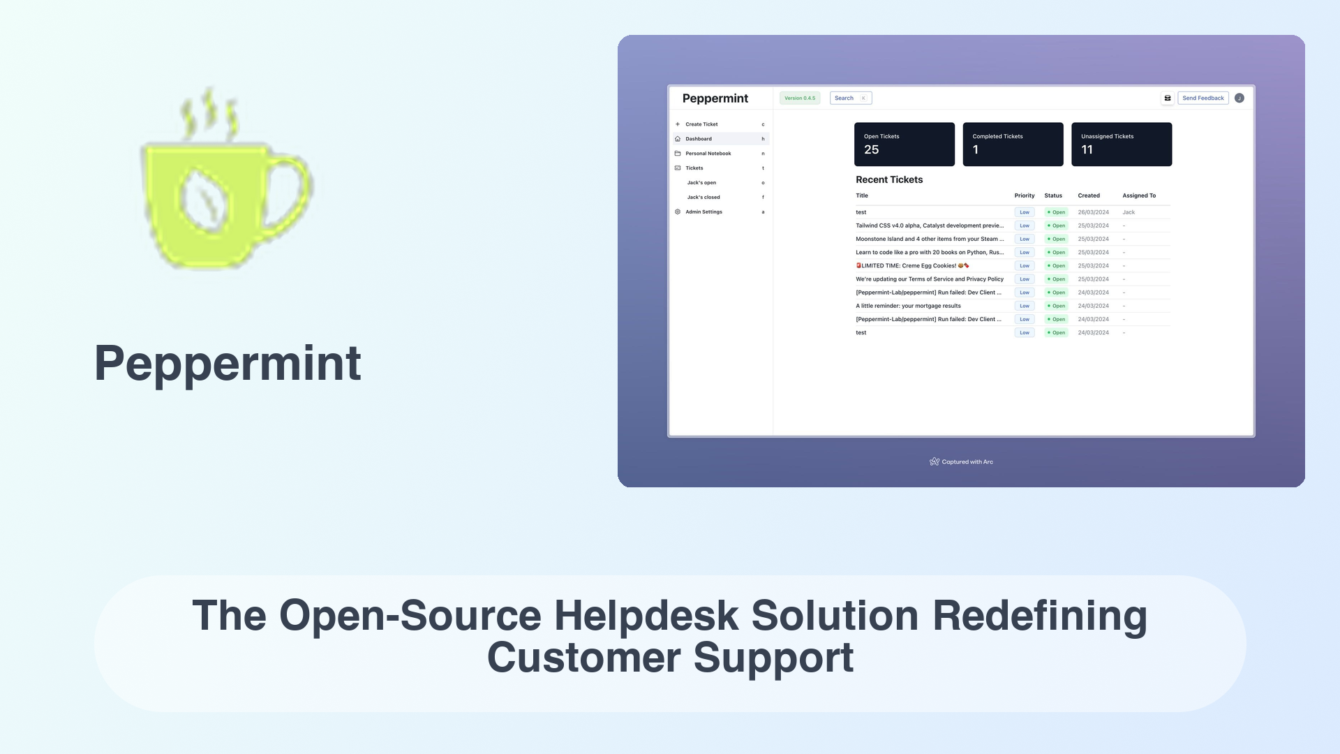 Peppermint: The Open-Source Helpdesk Solution Redefining Customer Support