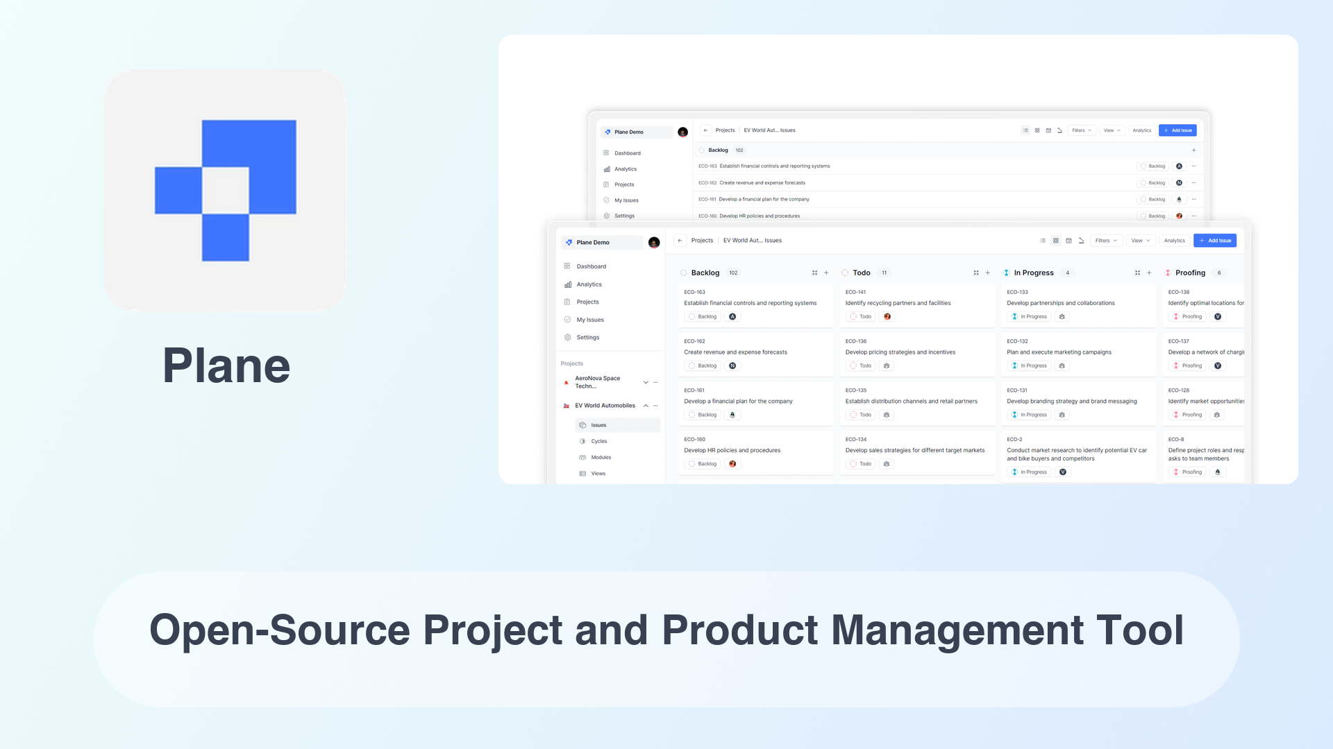 Plane: Open-Source Project and Product Management Tool