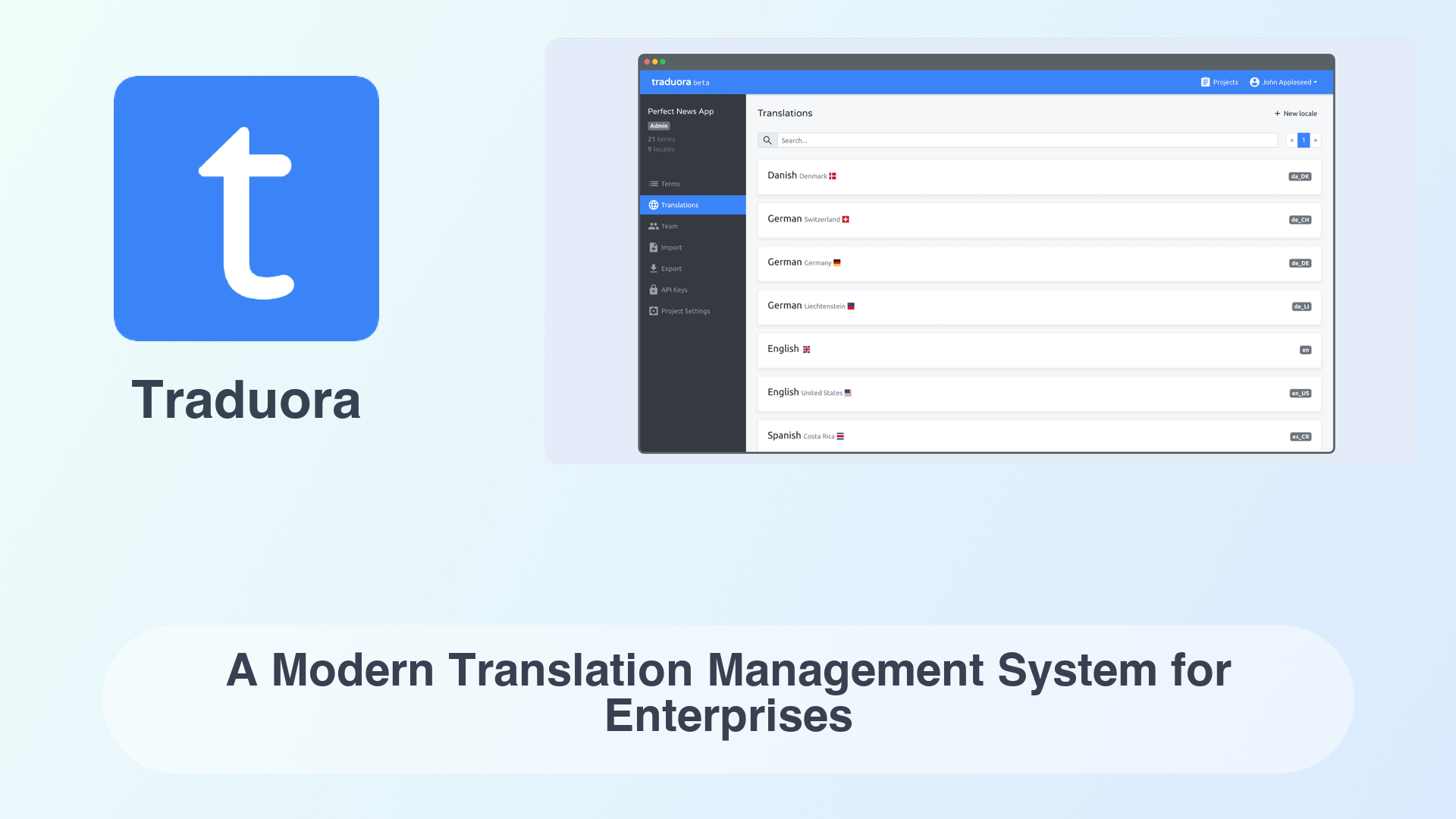 Traduora: A Modern Translation Management System for Enterprises