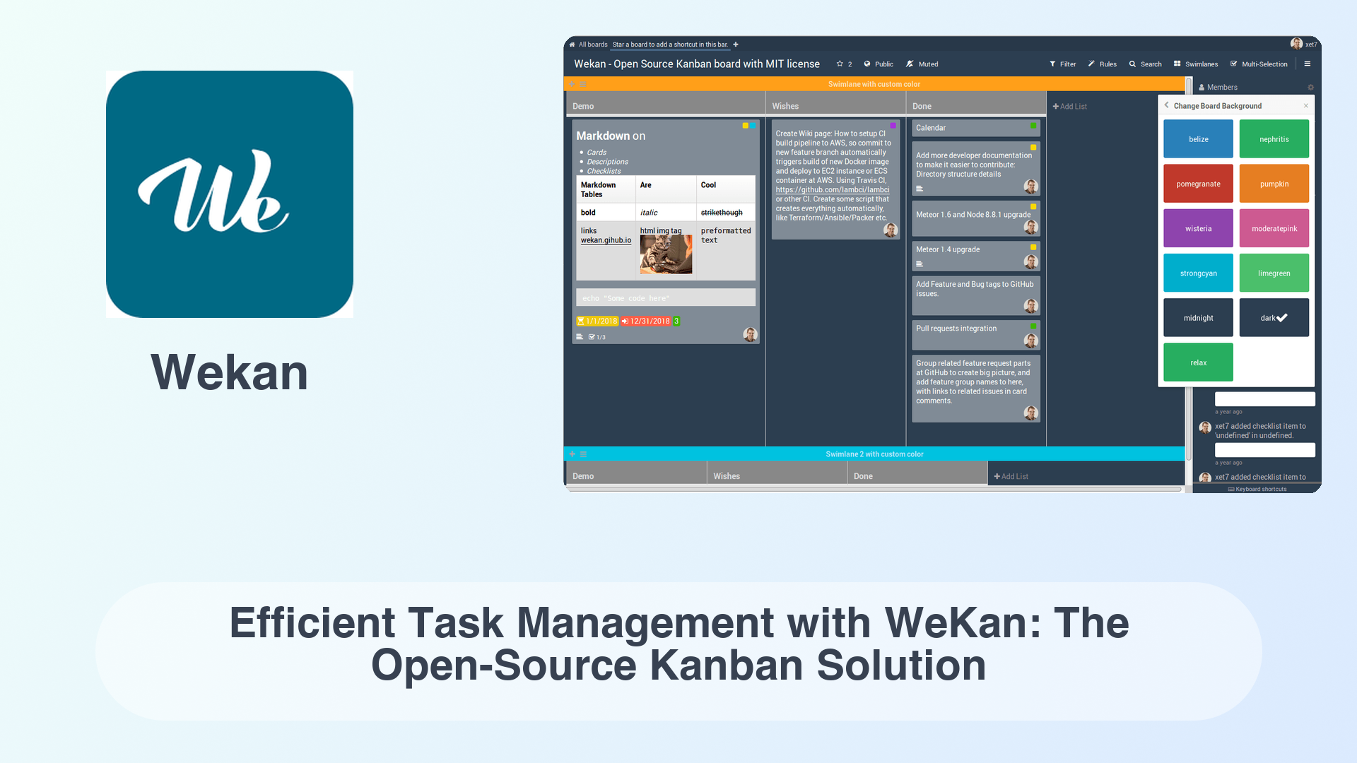 Wekan: Efficient Task Management with WeKan: The Open-Source Kanban Solution