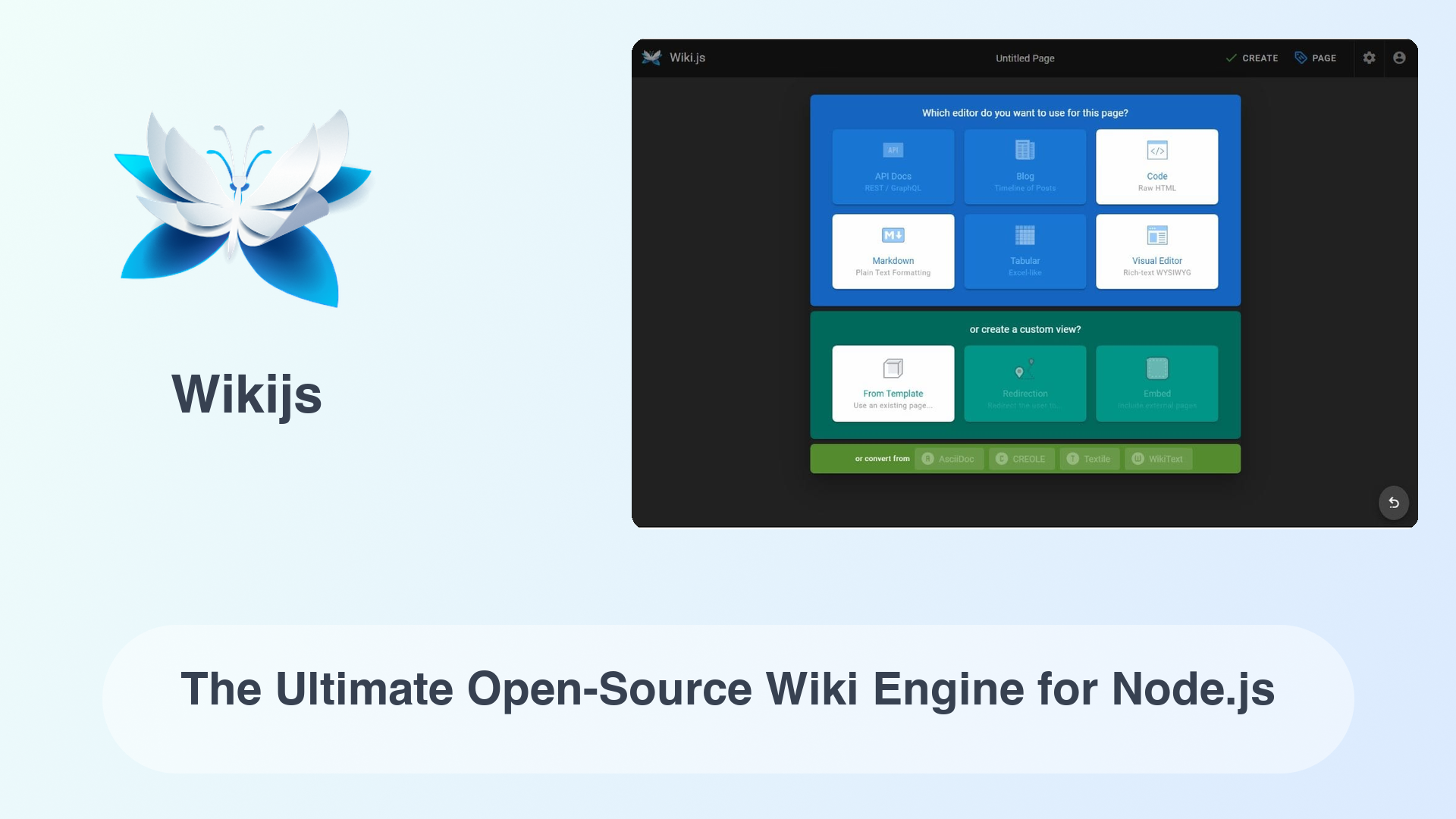 Wikijs: The Ultimate Open-Source Wiki Engine for Node.js