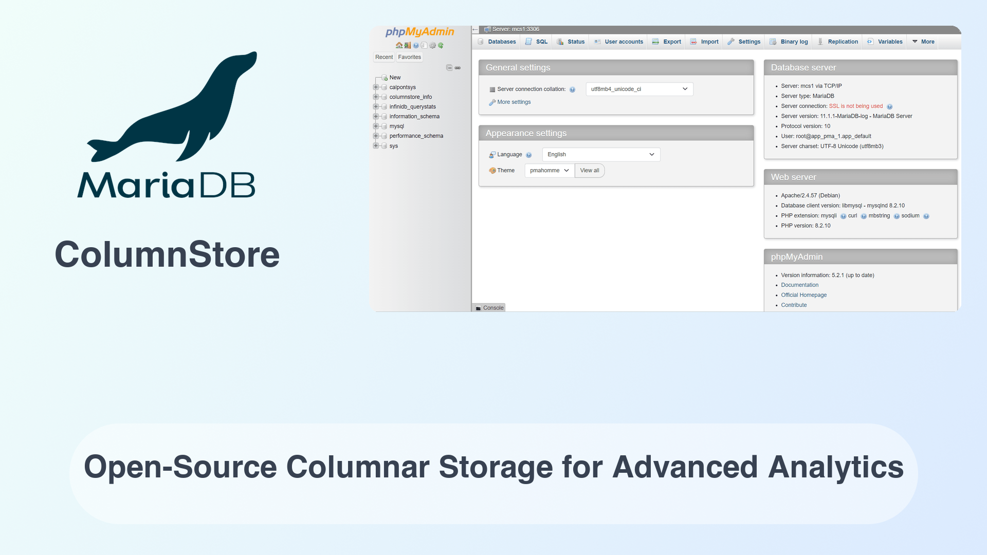 ColumnStore: Open-Source Columnar Storage for Advanced Analytics