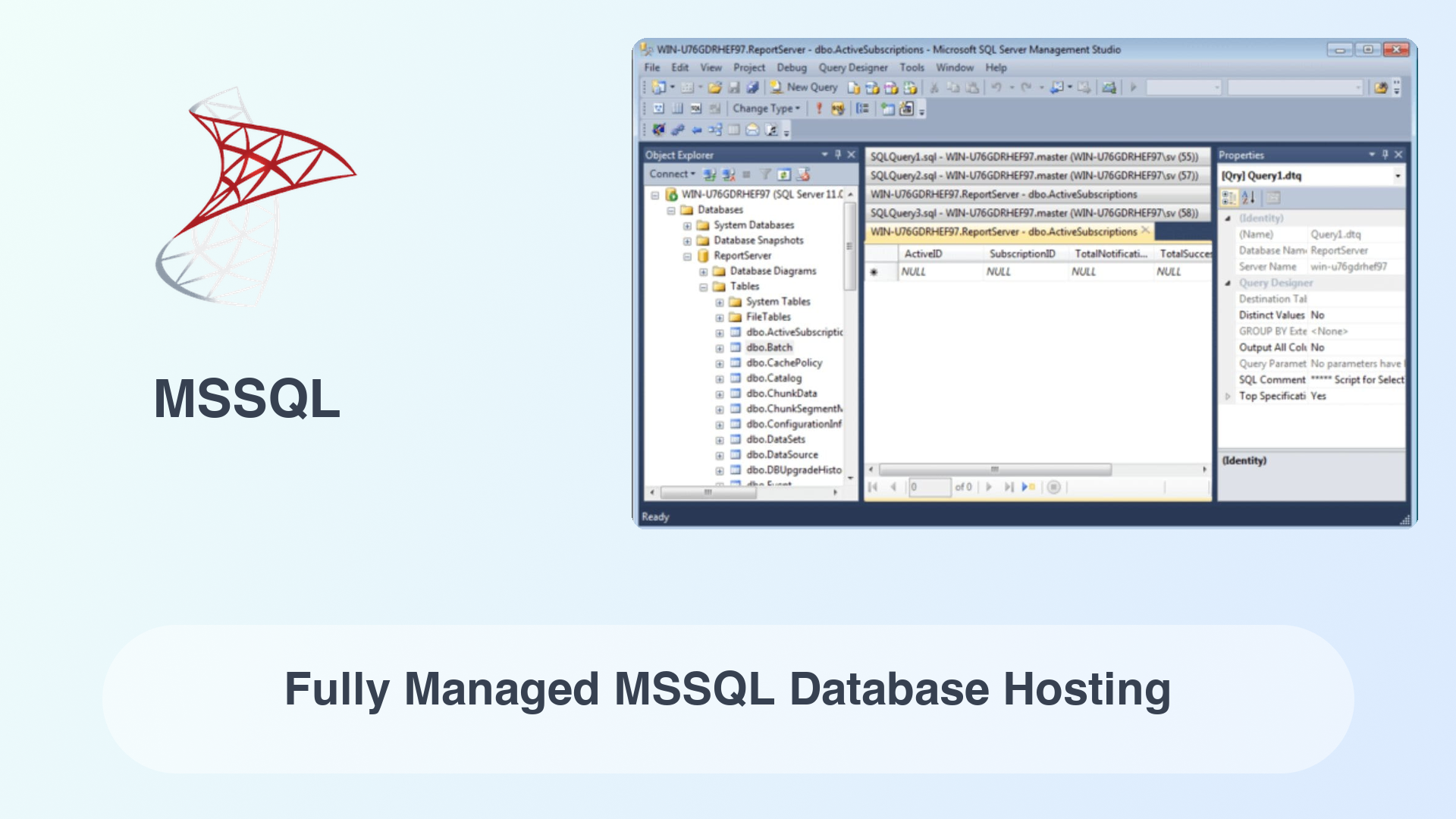 MSSQL: Fully Managed MSSQL Database Hosting