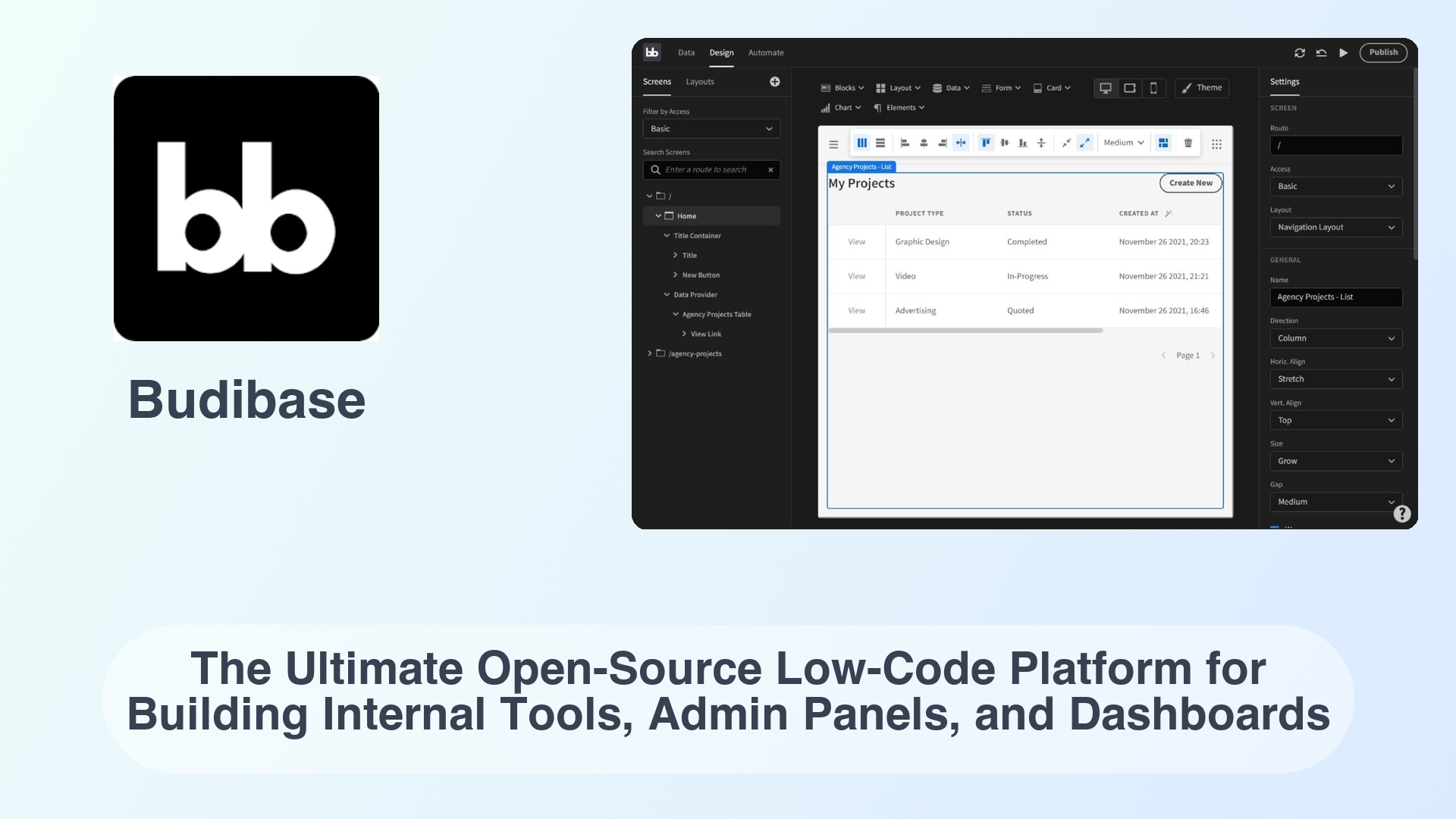 Budibase: The Ultimate Open-Source Low-Code Platform for Building Internal Tools, Admin Panels, and Dashboards