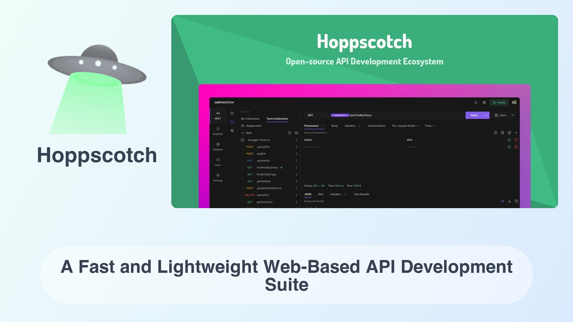 Hoppscotch: A Fast and Lightweight Web-Based API Development Suite