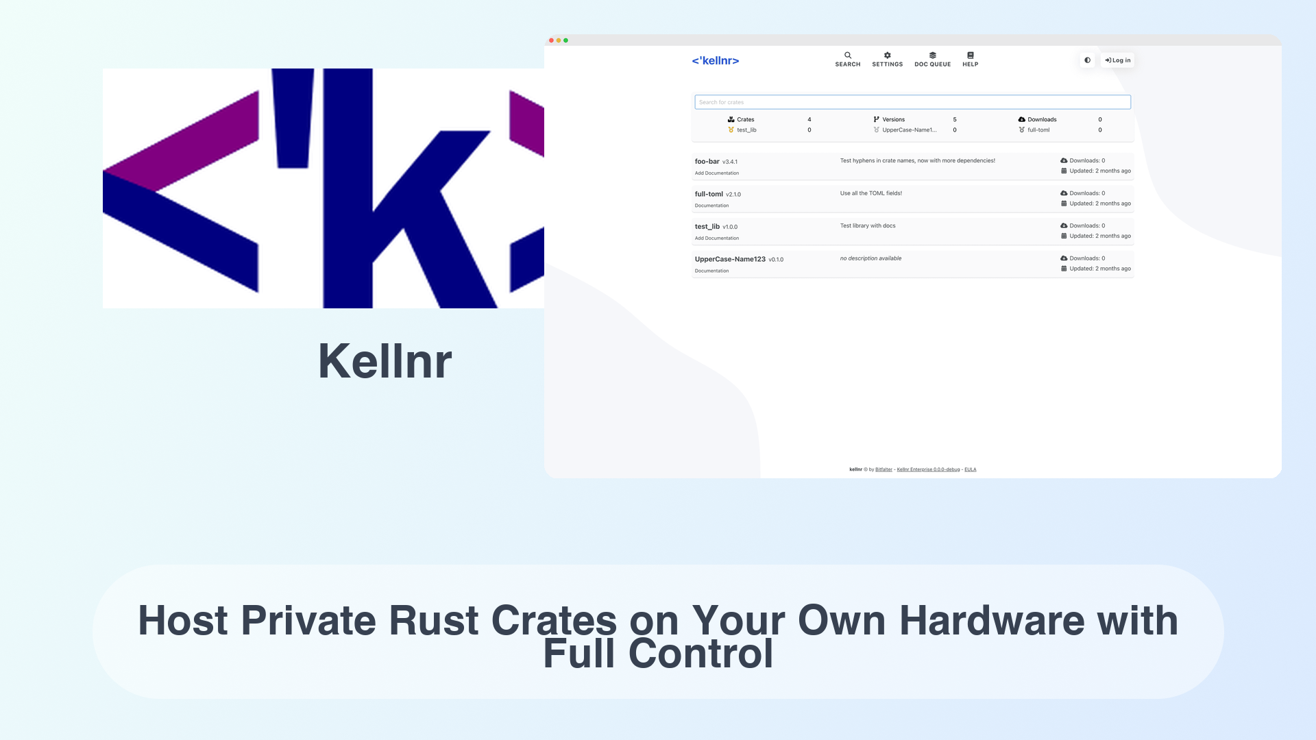 Kellnr: Host Private Rust Crates on Your Own Hardware with Full Control