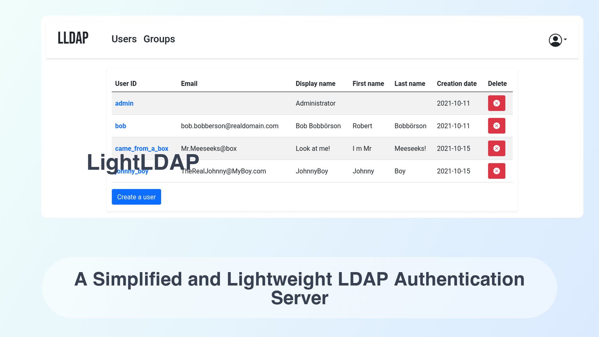 LightLDAP: A Simplified and Lightweight LDAP Authentication Server