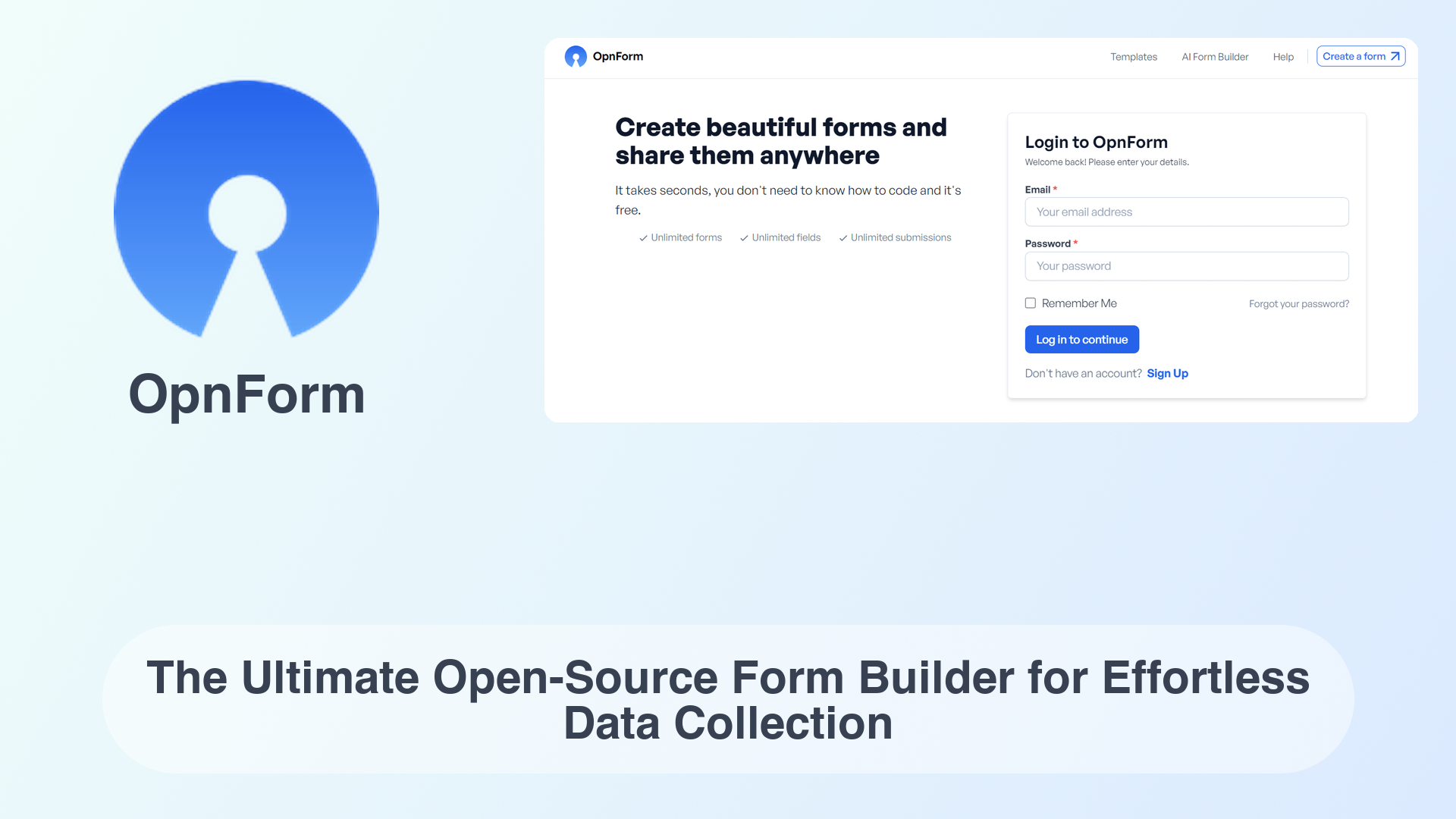 OpnForm: The Ultimate Open-Source Form Builder for Effortless Data Collection