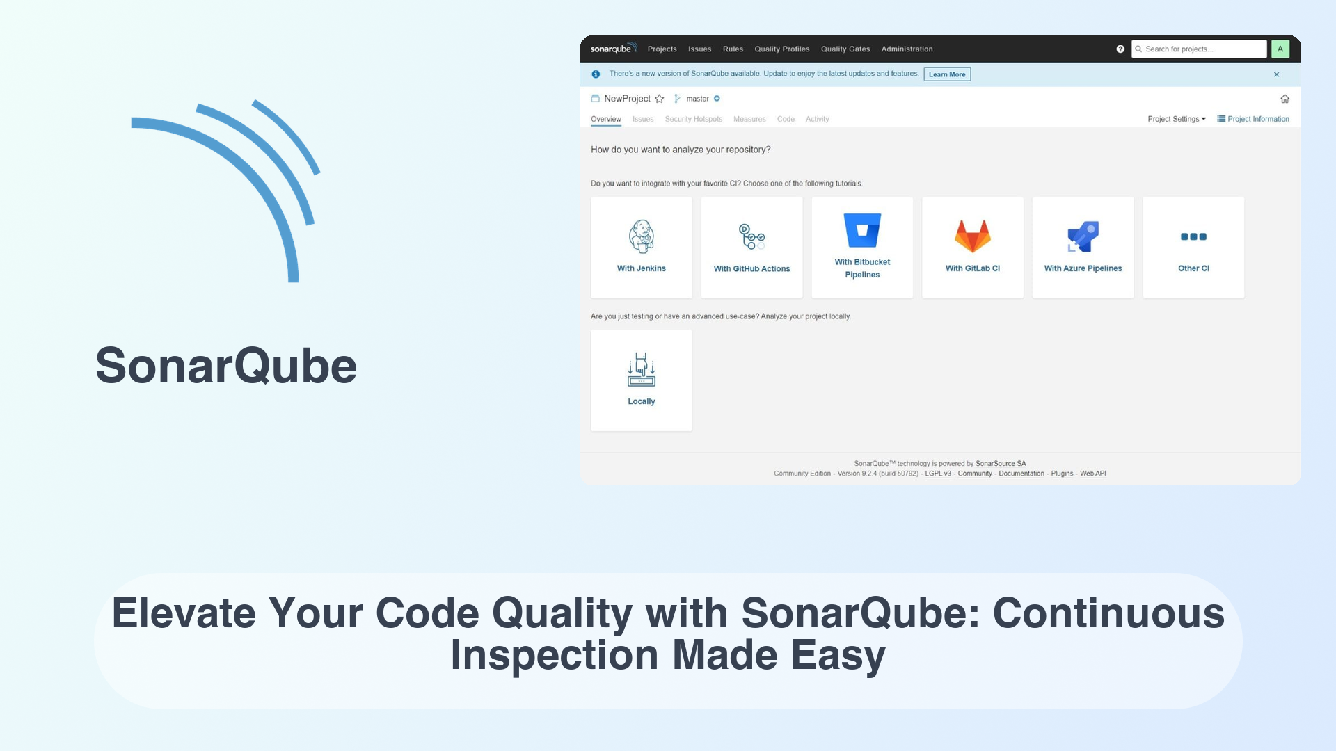 SonarQube: Elevate Your Code Quality with SonarQube: Continuous Inspection Made Easy