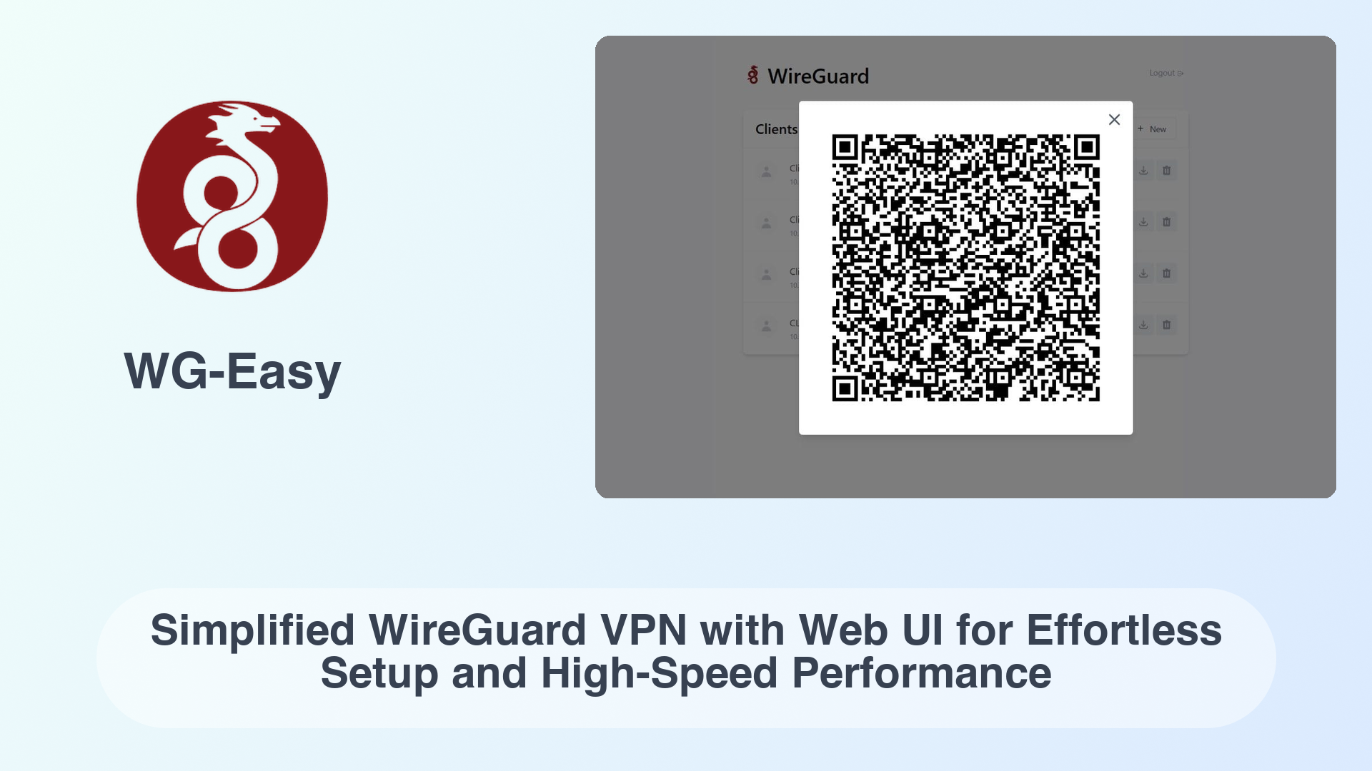 WG-Easy: Simplified WireGuard VPN with Web UI for Effortless Setup and High-Speed Performance