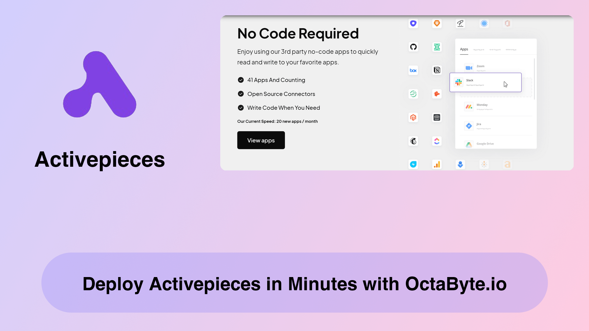 Deploy Activepieces in Minutes with OctaByte.io