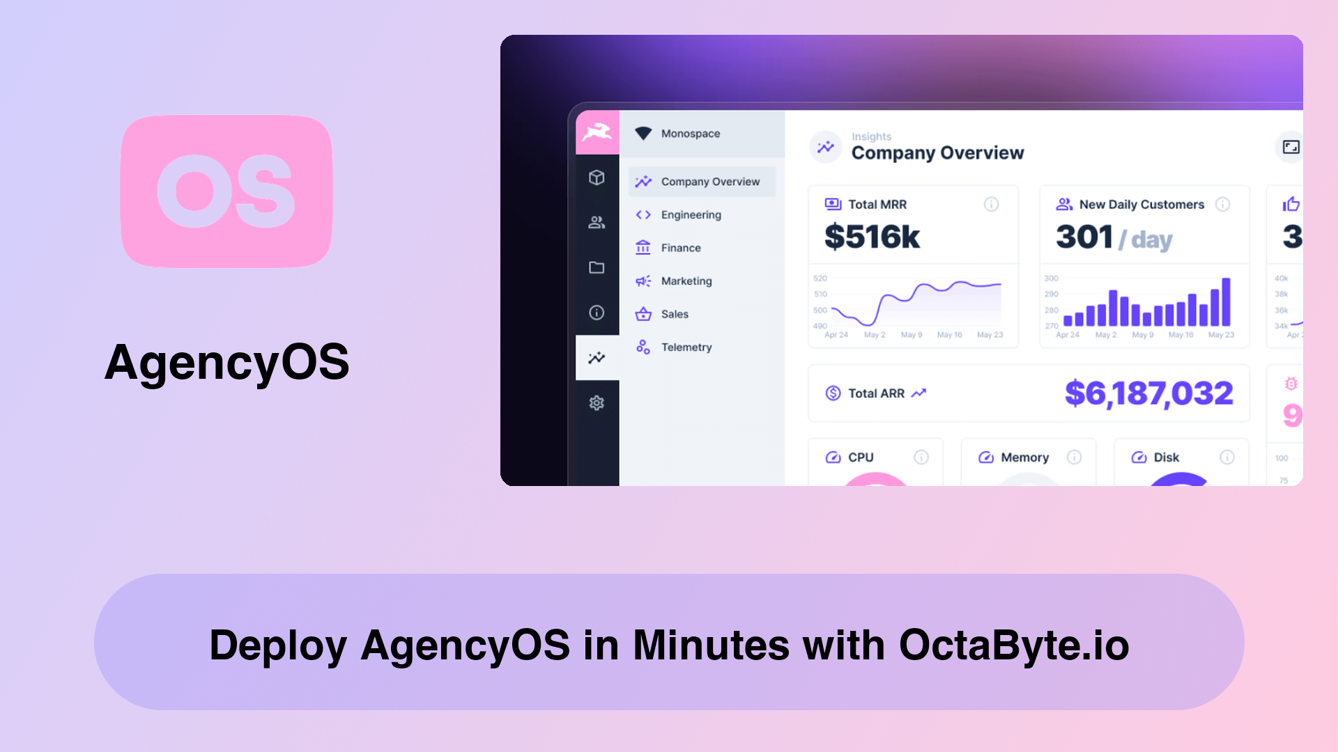 Deploy AgencyOS in Minutes with OctaByte.io