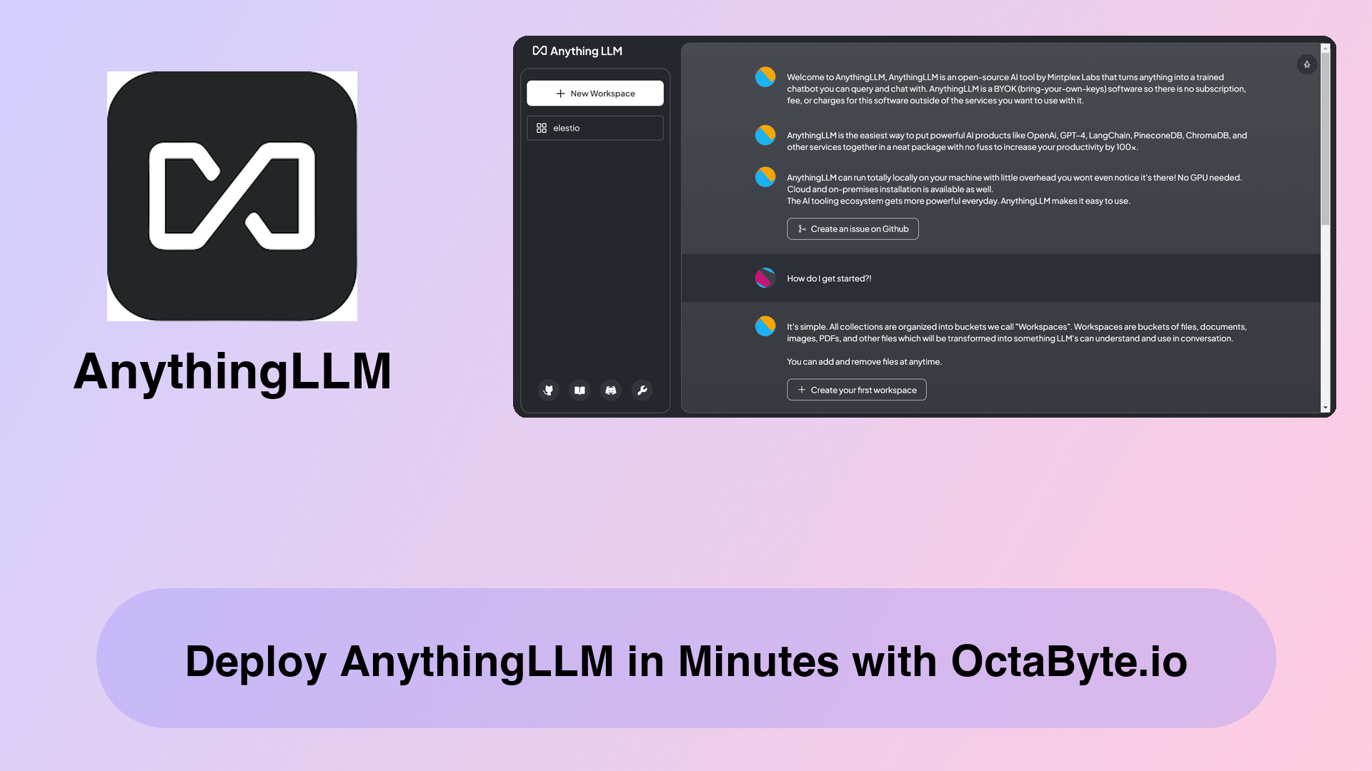 Deploy AnythingLLM in Minutes with OctaByte.io