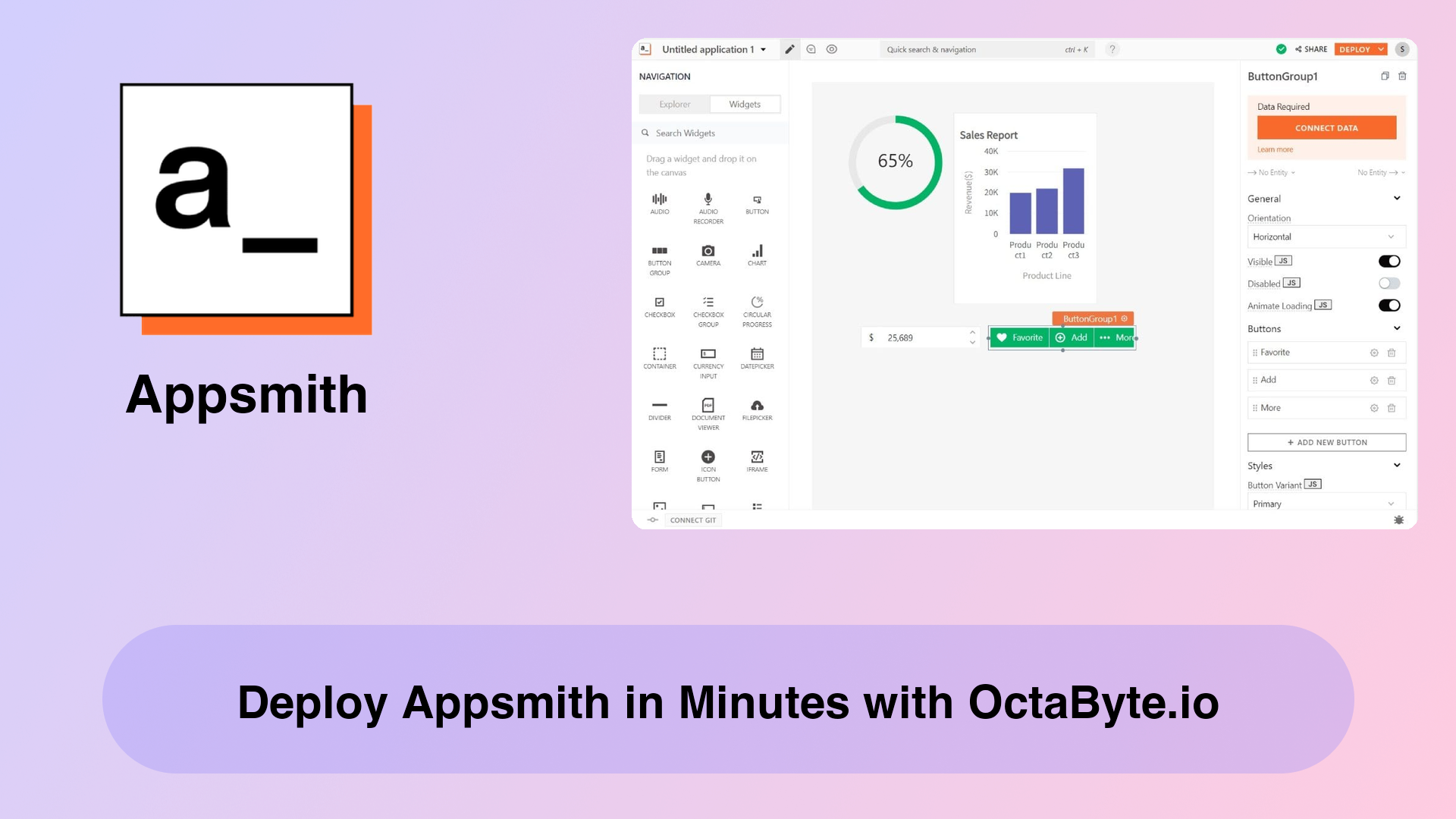 Deploy Appsmith in Minutes with OctaByte.io