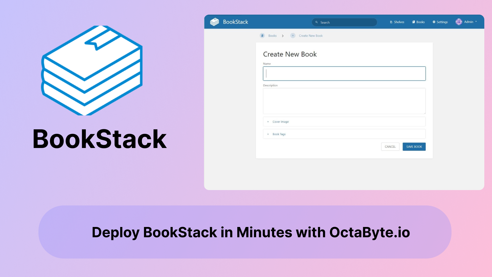 Deploy BookStack in Minutes with OctaByte.io