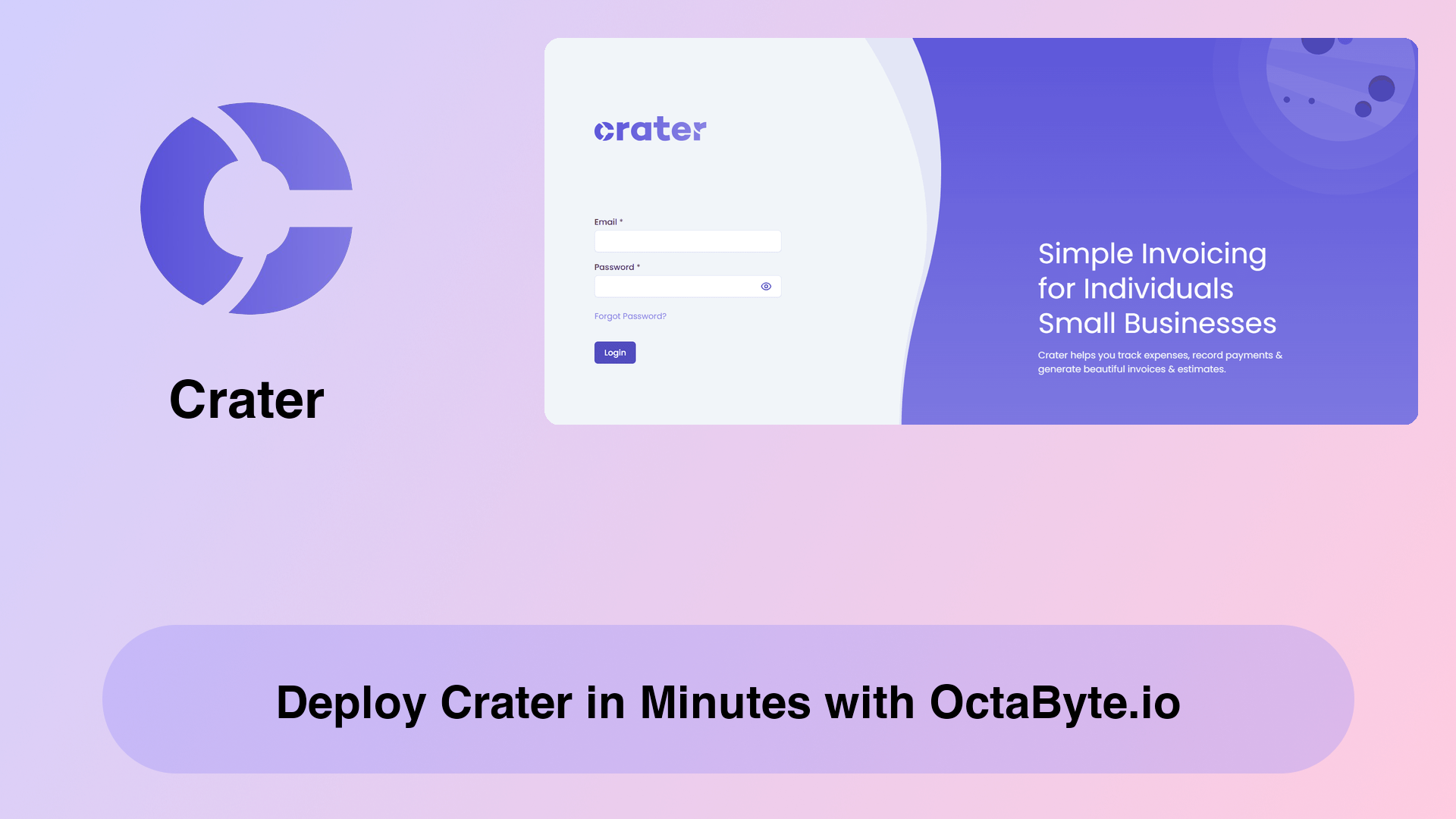 Deploy Crater in Minutes with OctaByte.io