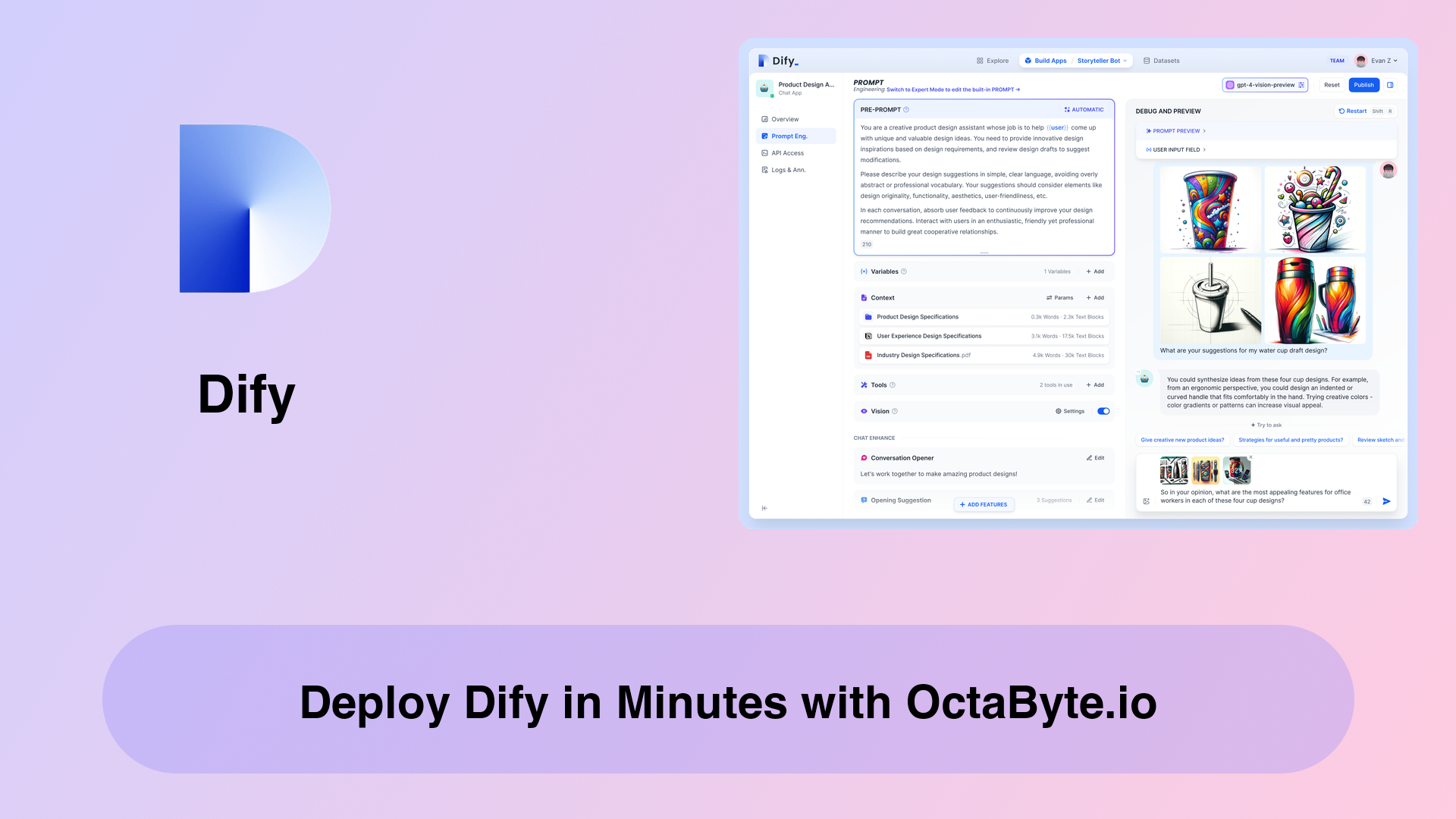 Deploy Dify in Minutes with OctaByte.io