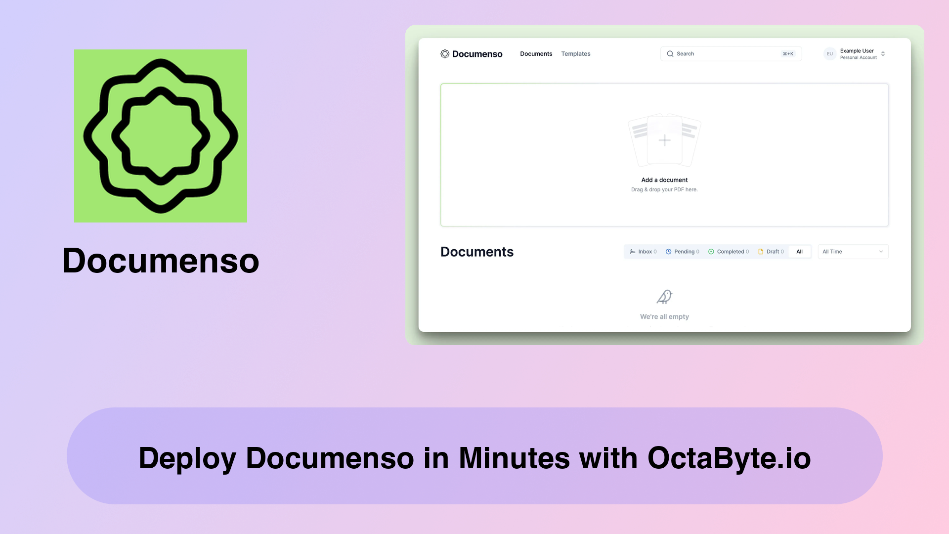 Deploy Documenso in Minutes with OctaByte.io