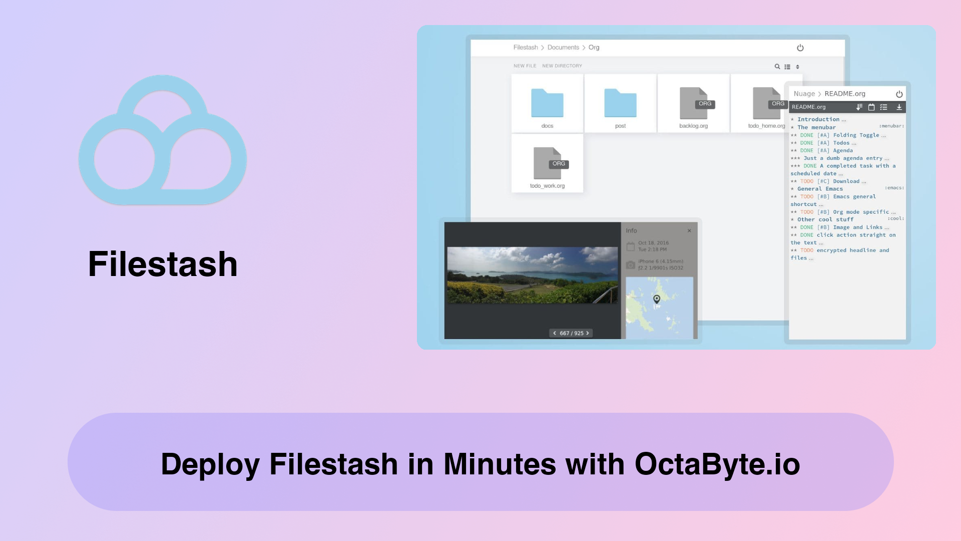 Deploy Filestash in Minutes with OctaByte.io