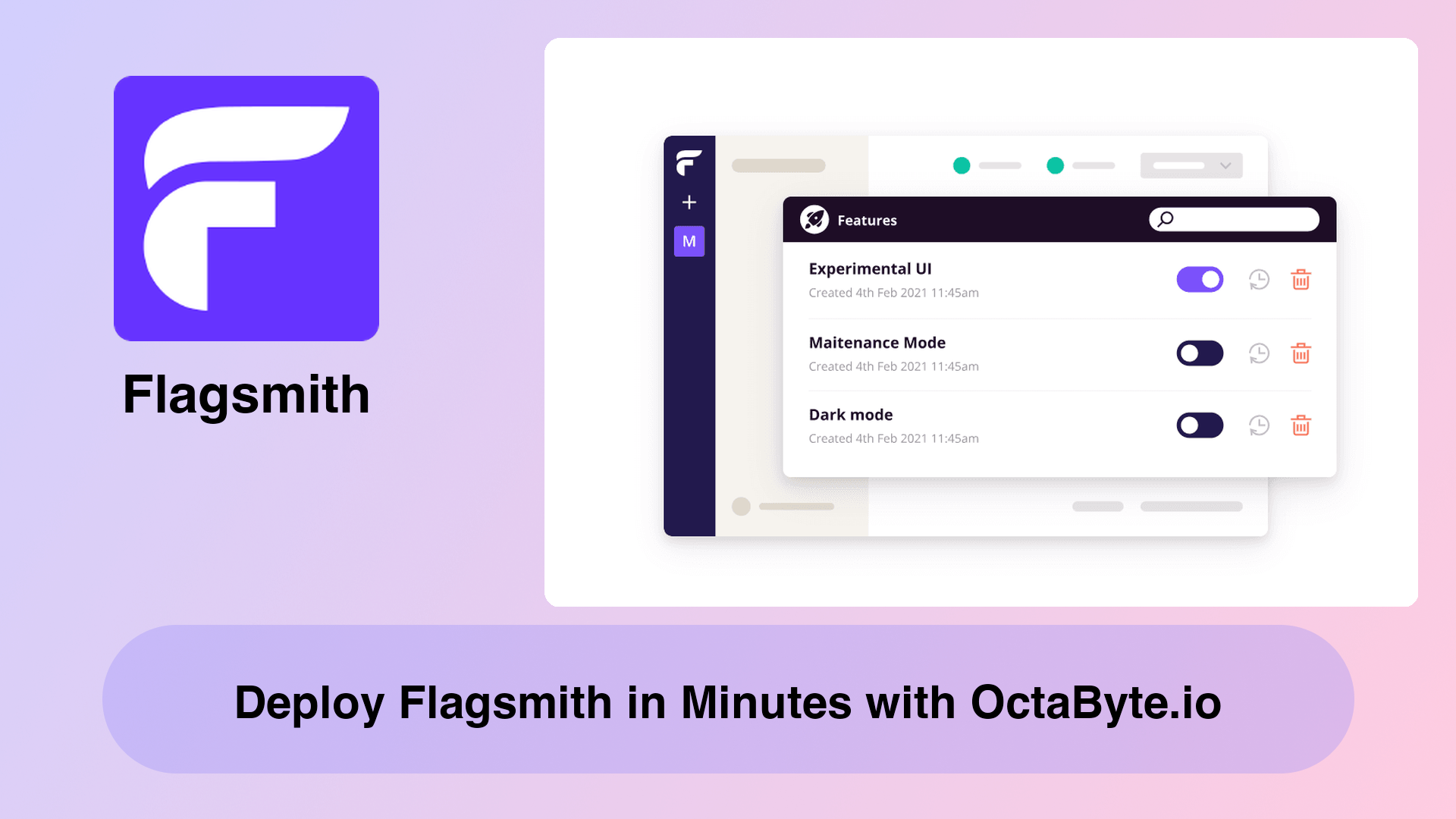 Deploy Flagsmith in Minutes with OctaByte.io