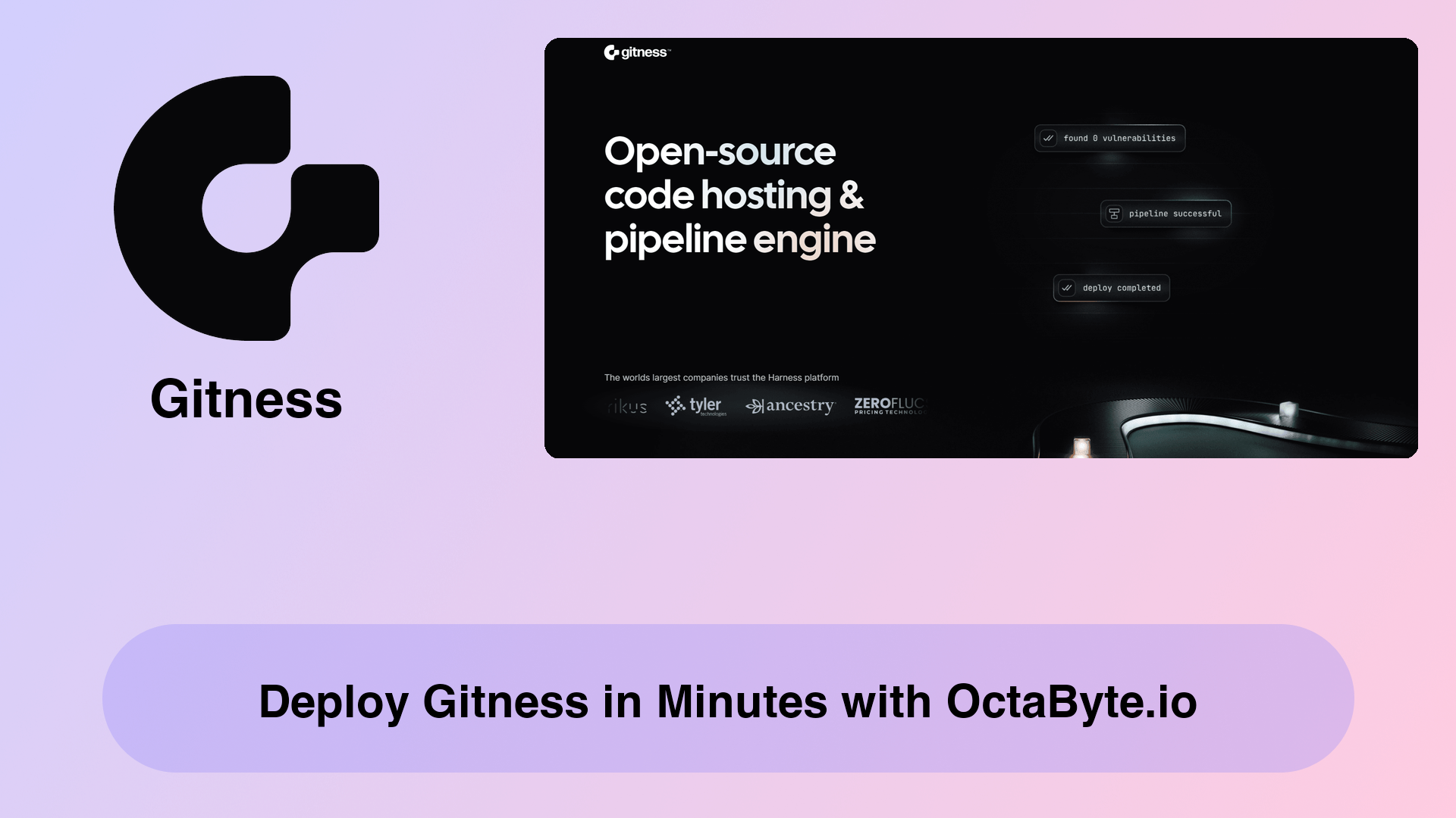 Deploy Gitness in Minutes with OctaByte.io