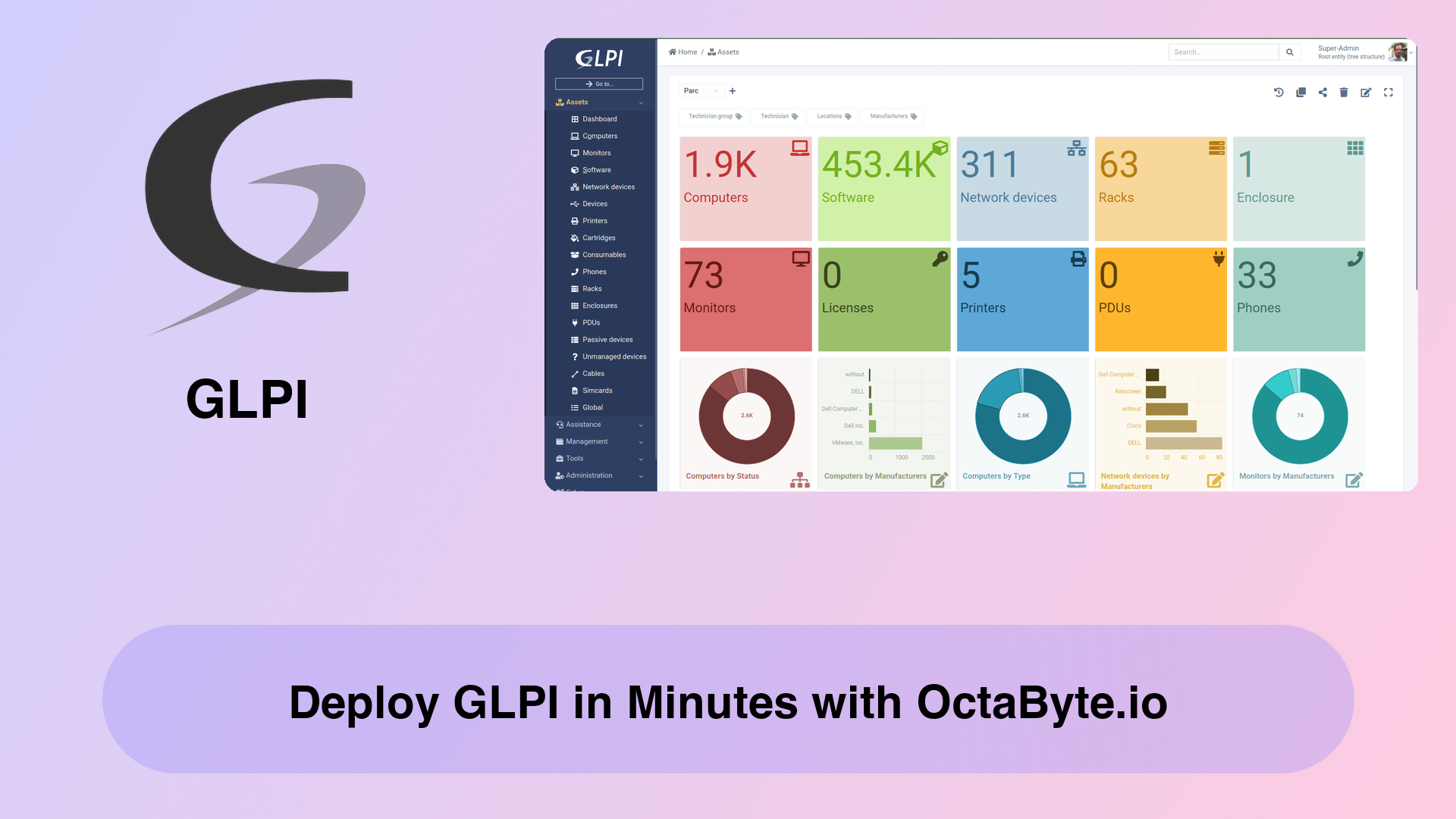 Deploy GLPI in Minutes with OctaByte.io