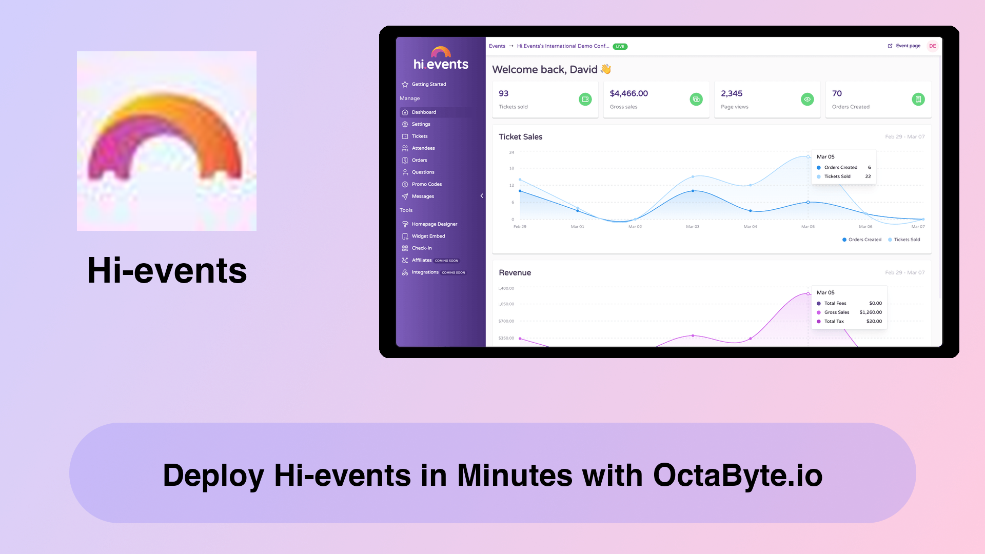 Deploy Hi-events in Minutes with OctaByte.io