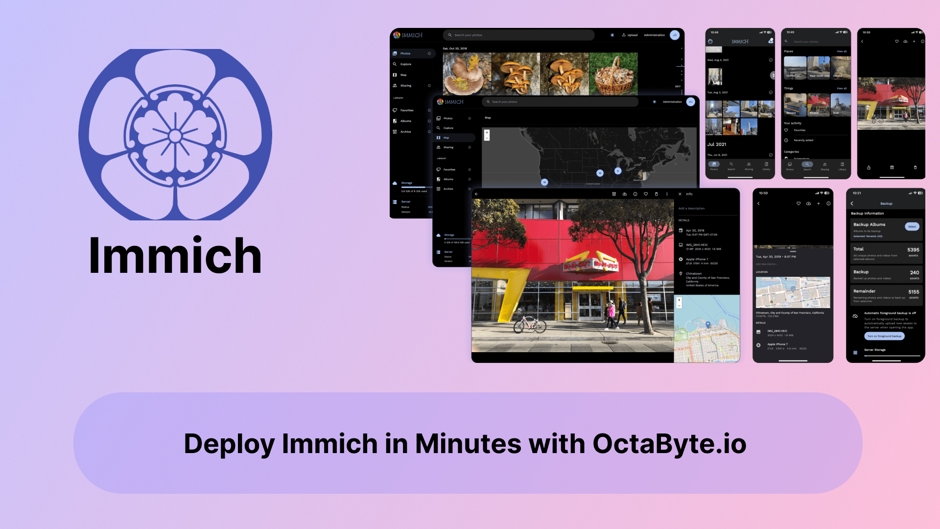 Deploy Immich in Minutes with OctaByte.io