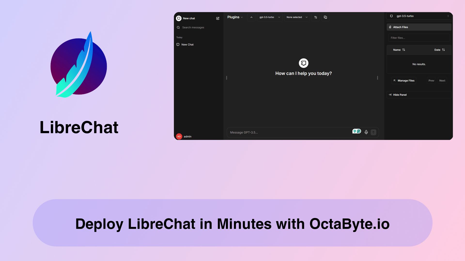 Deploy LibreChat in Minutes with OctaByte.io