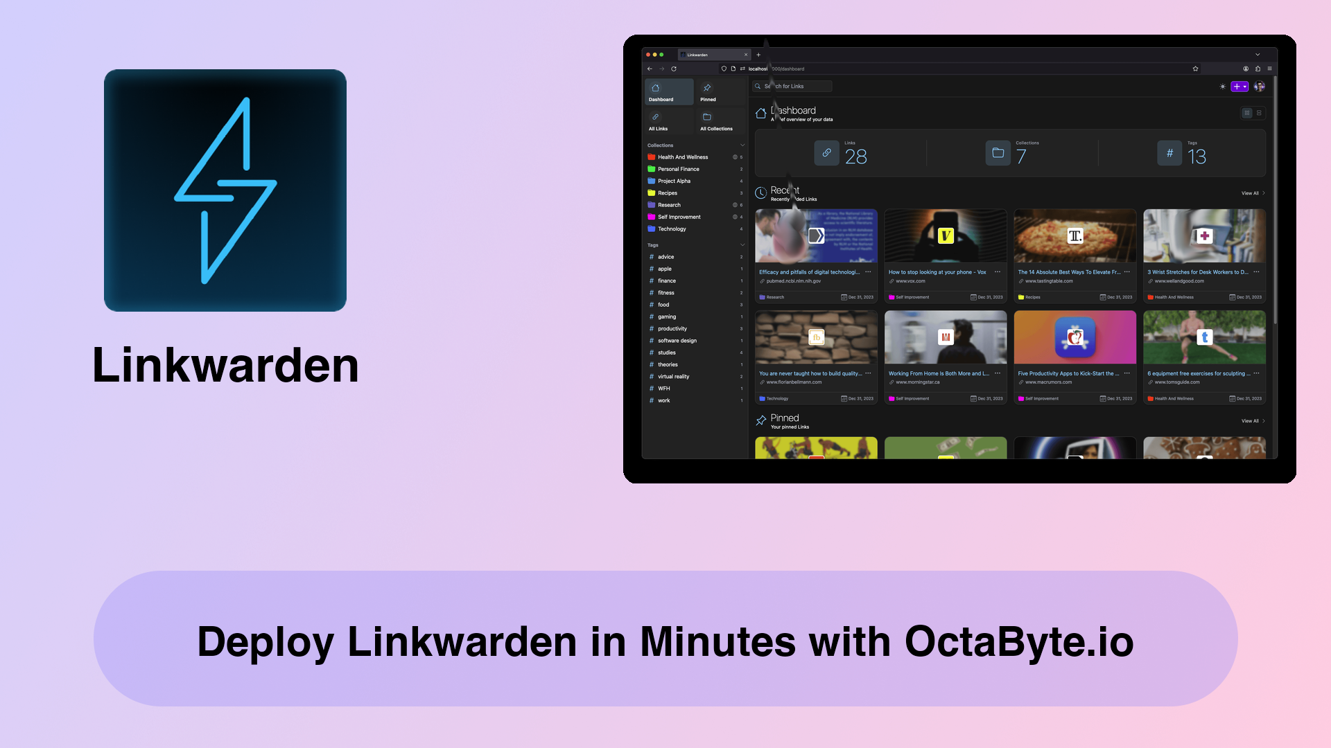 Deploy Linkwarden in Minutes with OctaByte.io