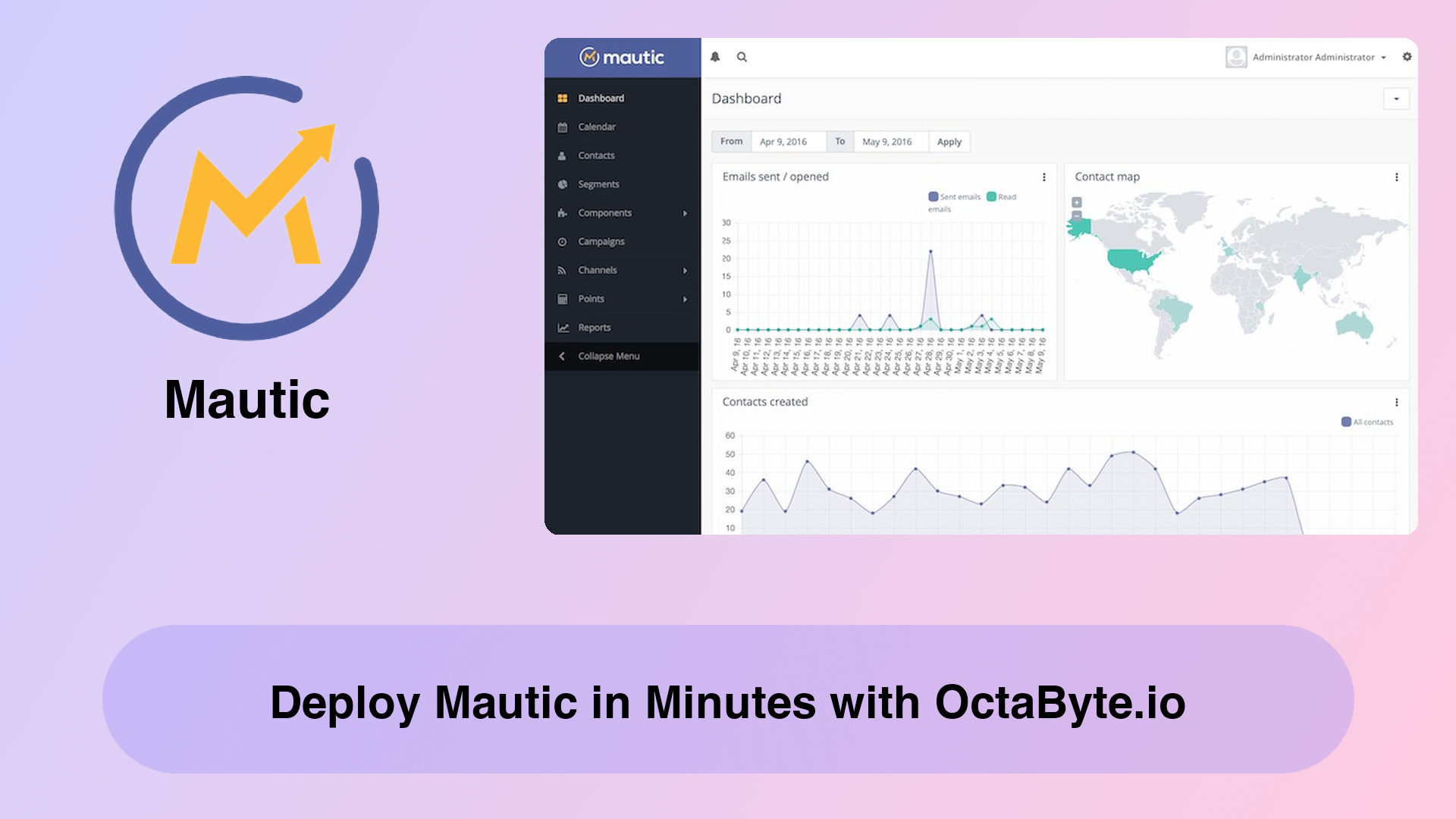 Deploy Mautic in Minutes with OctaByte.io