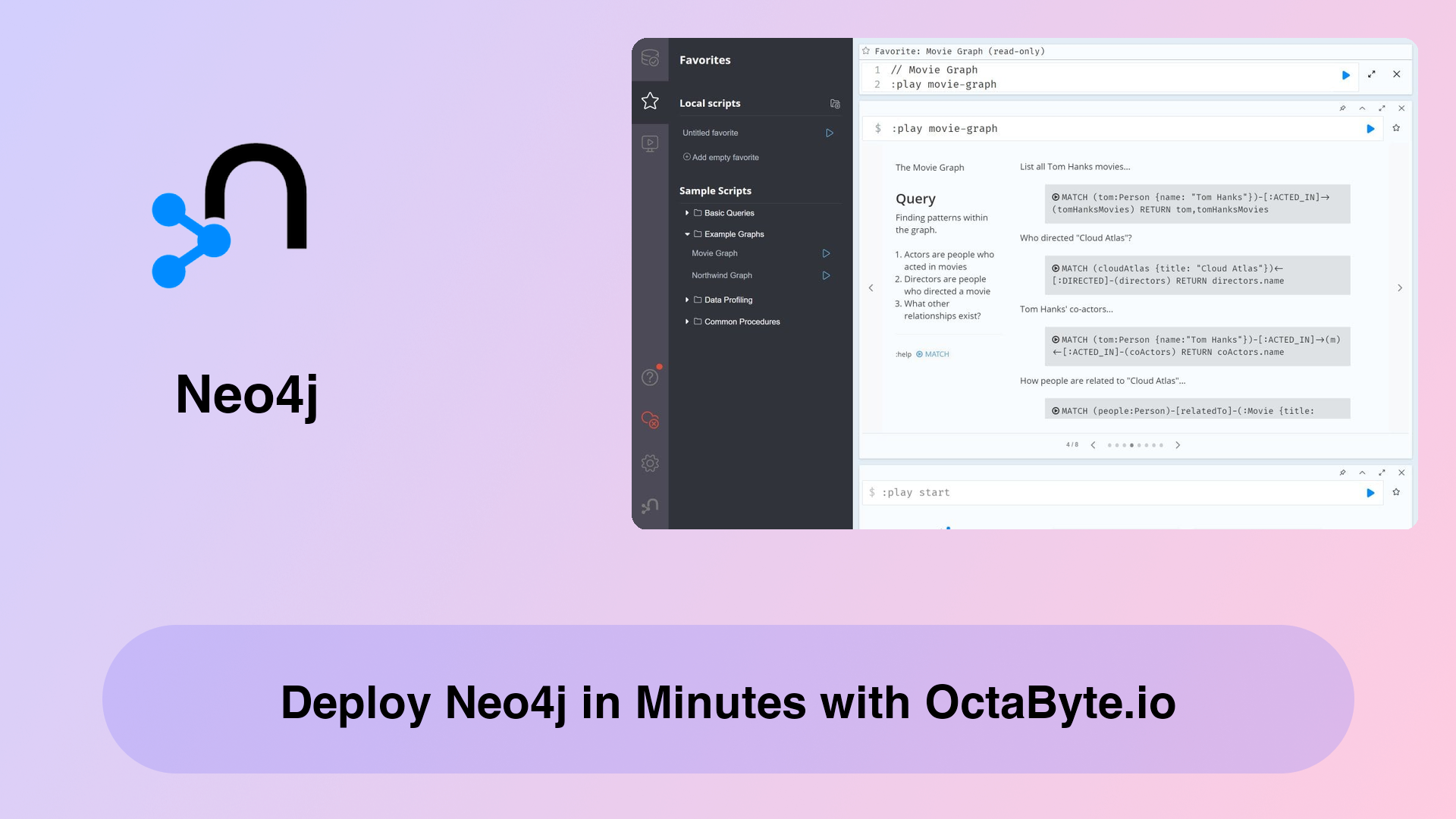 Deploy Neo4j in Minutes with OctaByte.io