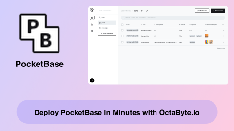 Deploy PocketBase in Minutes with OctaByte.io | OctaByte Blog