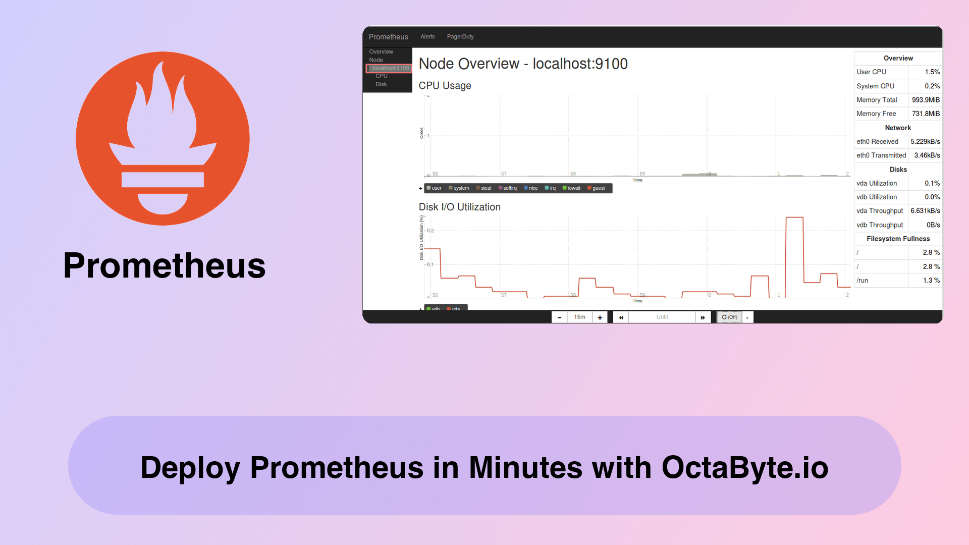 Deploy Prometheus in Minutes with OctaByte.io