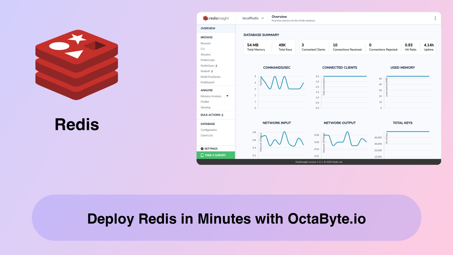 Deploy Redis in Minutes with OctaByte.io