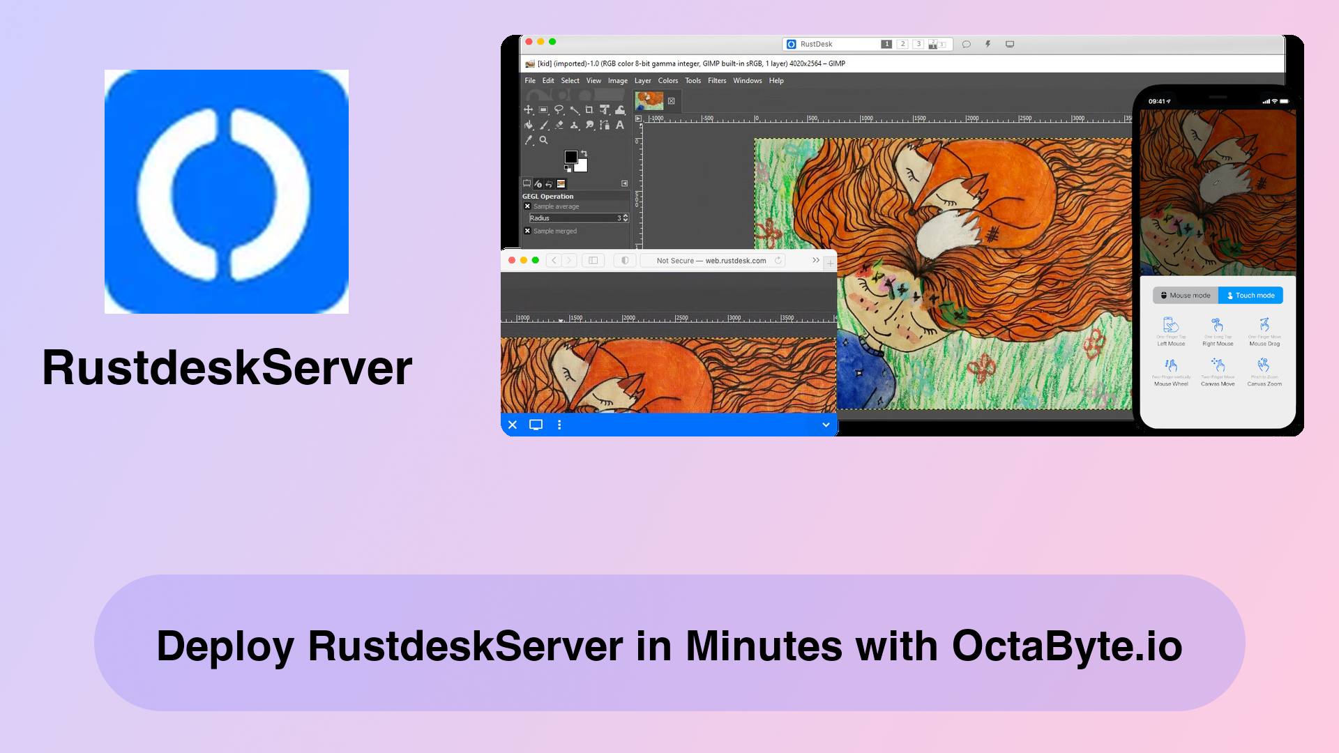 Deploy RustdeskServer in Minutes with OctaByte.io