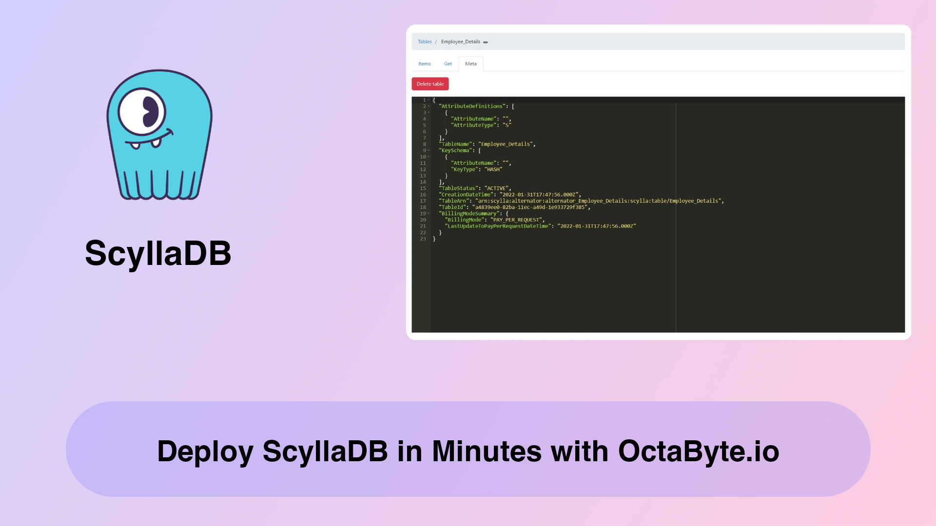 Deploy ScyllaDB in Minutes with OctaByte.io