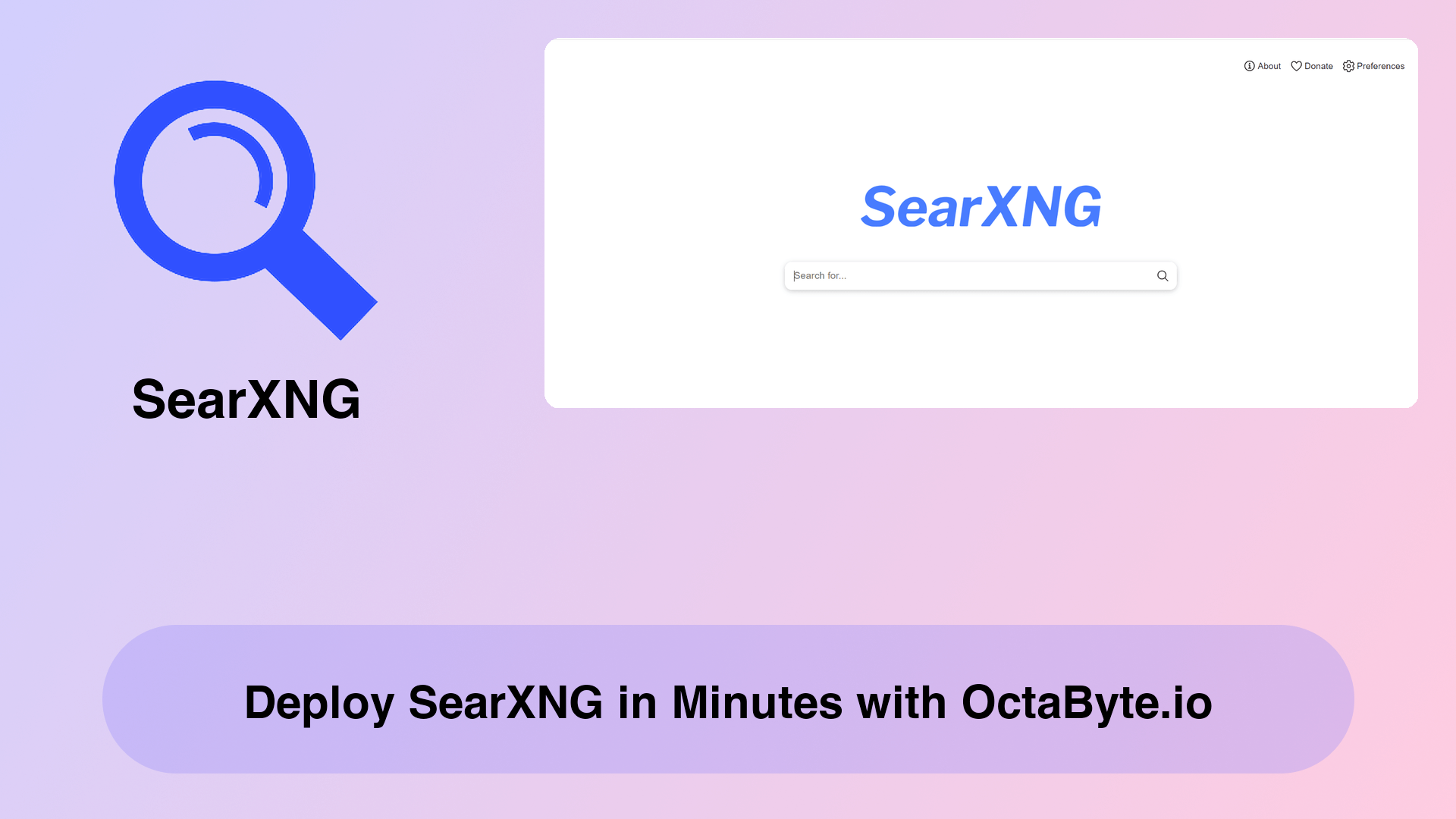 Deploy SearXNG in Minutes with OctaByte.io