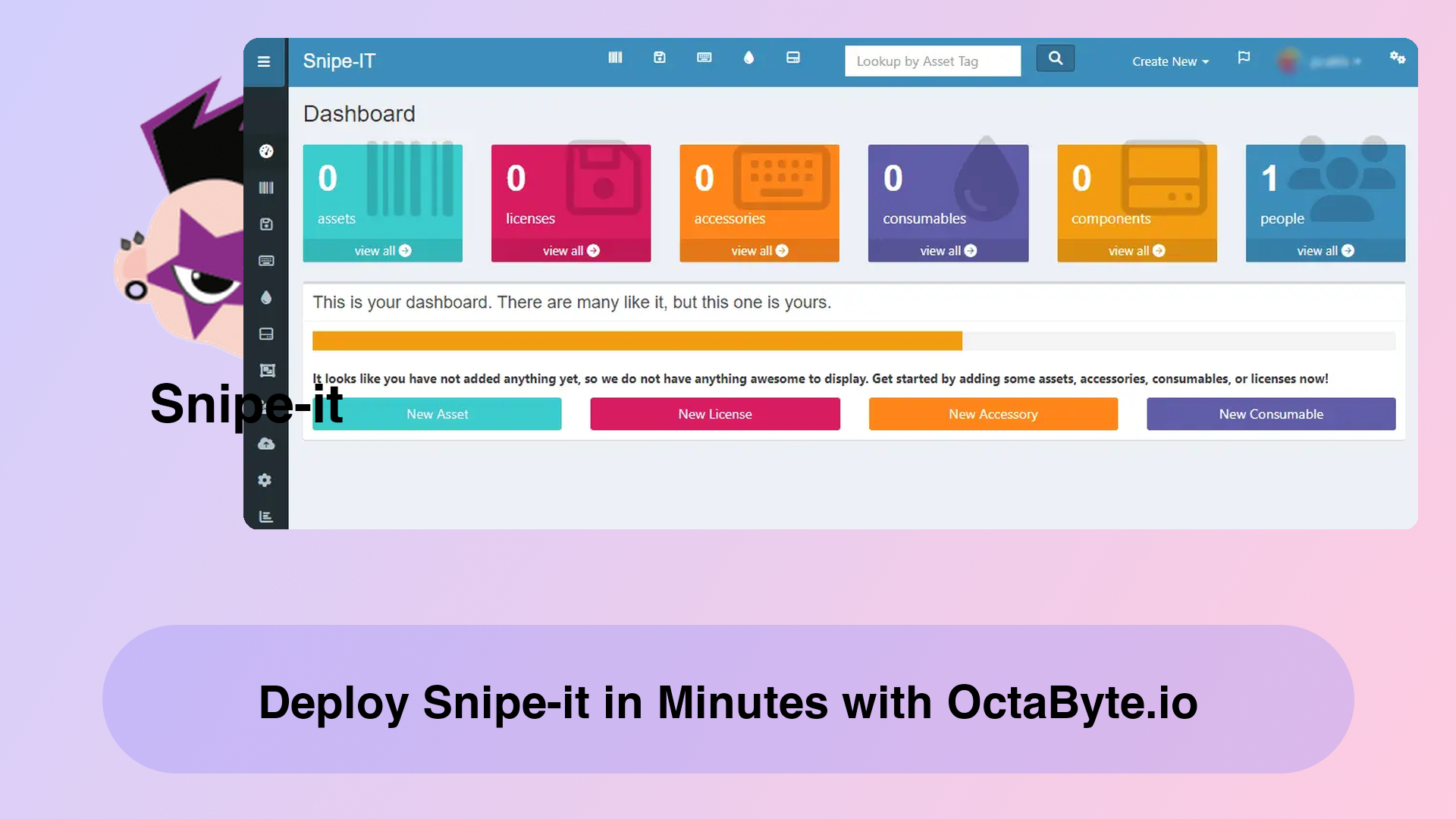 Deploy Snipe-it in Minutes with OctaByte.io