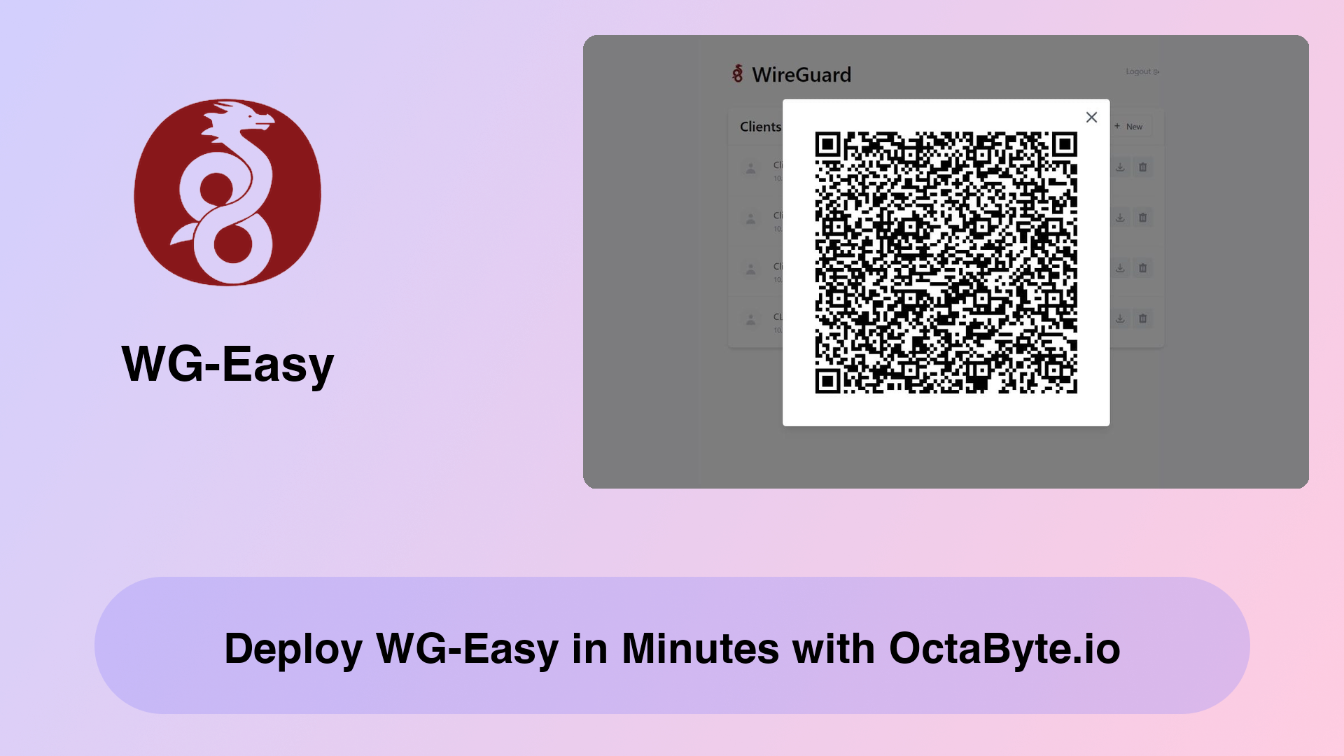 Deploy WG-Easy in Minutes with OctaByte.io