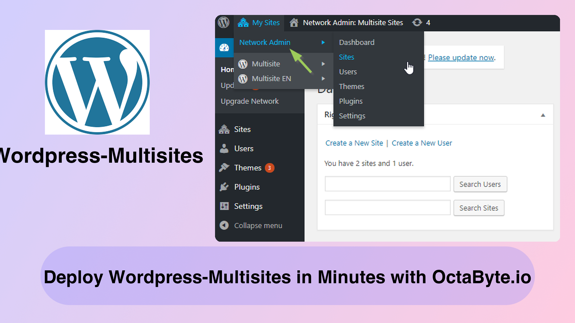 Deploy Wordpress-Multisites in Minutes with OctaByte.io