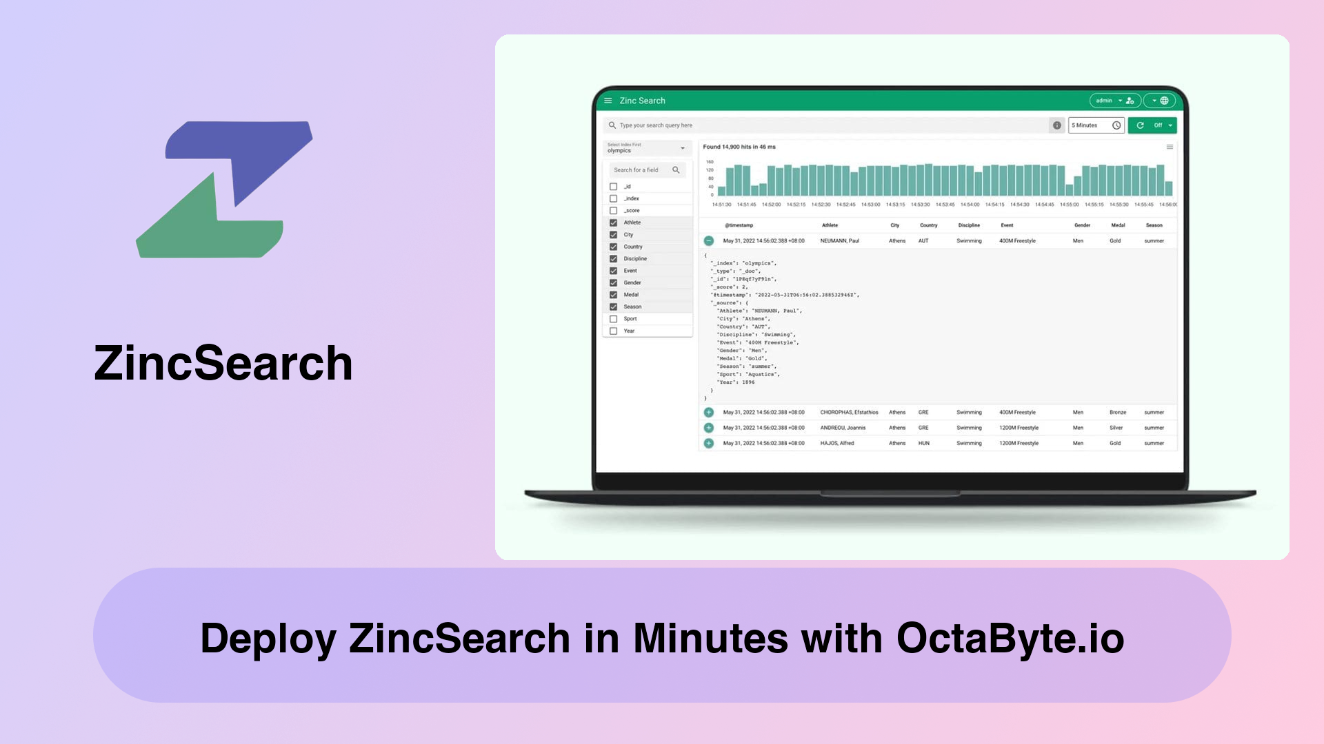 Deploy ZincSearch in Minutes with OctaByte.io