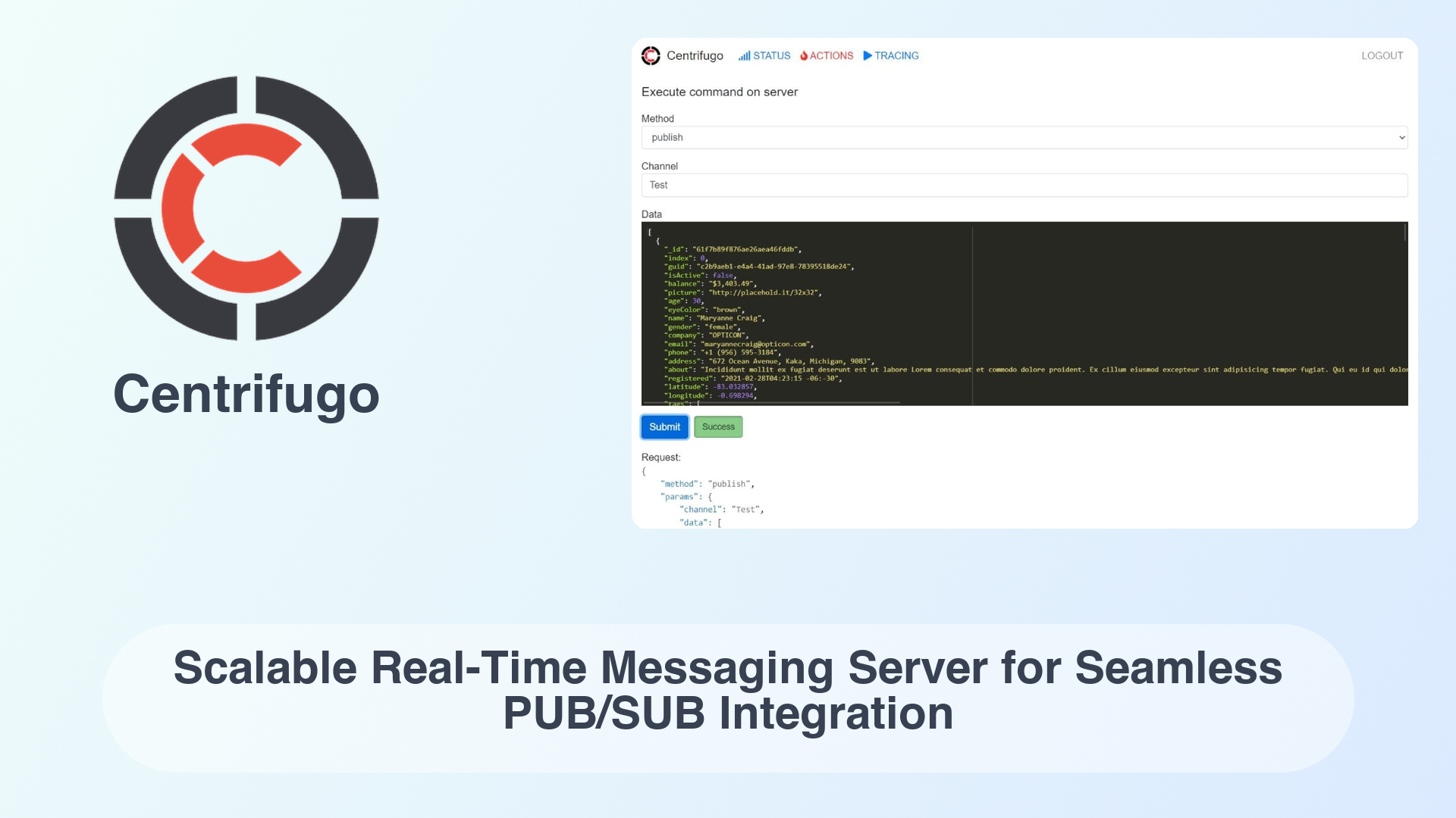 Centrifugo: Scalable Real-Time Messaging Server for Seamless PUB/SUB Integration